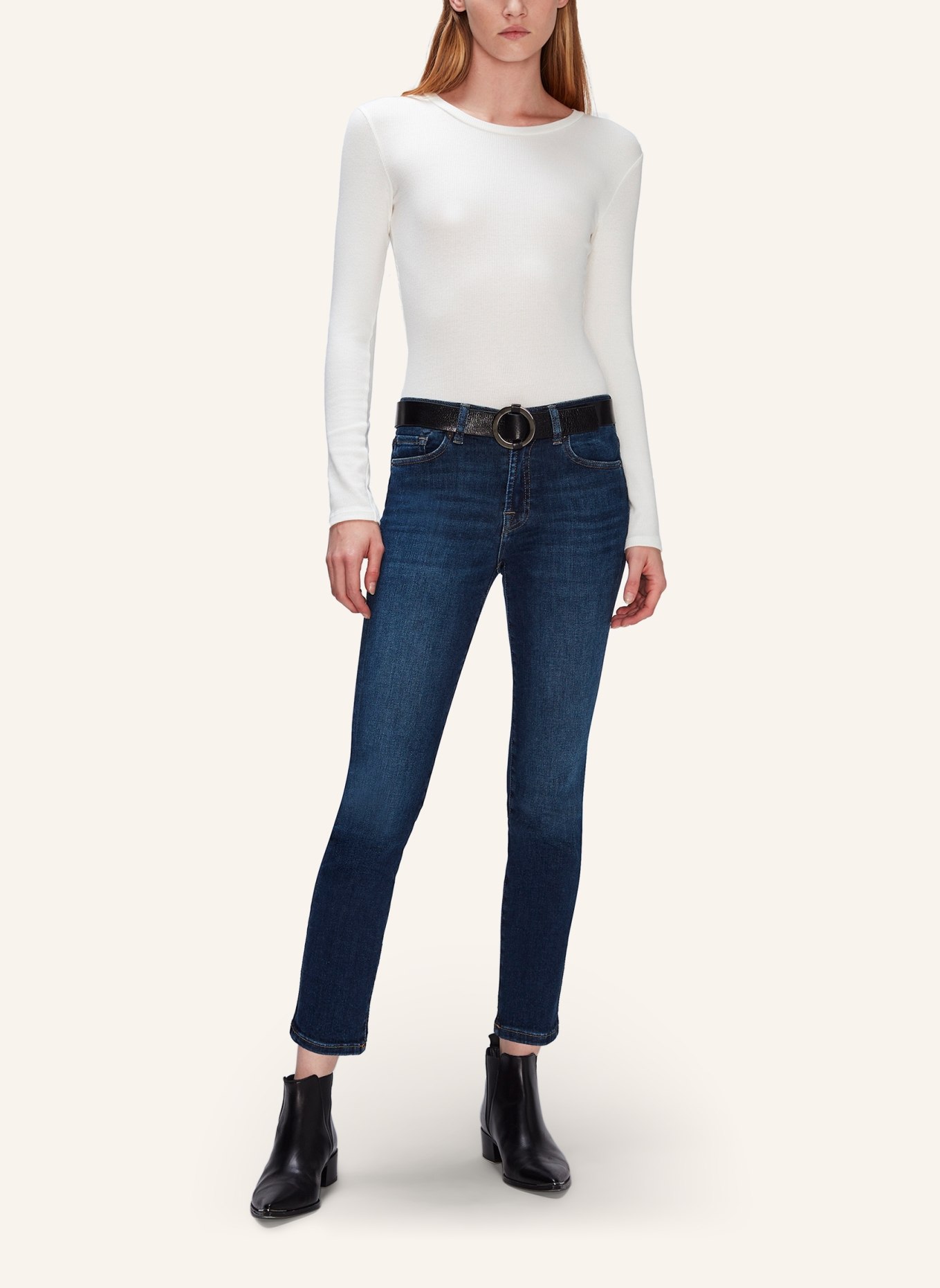 7 for all mankind Jeans ROXANNE ANKLE Slim Fit, Farbe: BLAU (Bild 5)