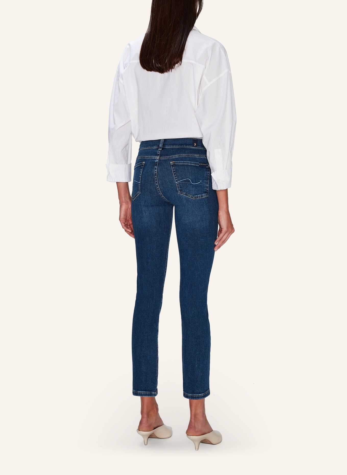 7 for all mankind Jeans ROXANNE ANKLE Slim Fit, Farbe: BLAU (Bild 3)
