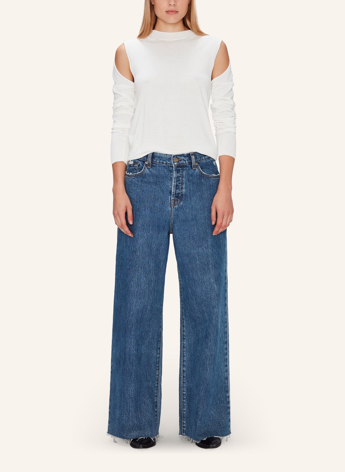 7 for all mankind Jeans  ZOEY Flare Fit, Farbe: BLAU (Bild 5)