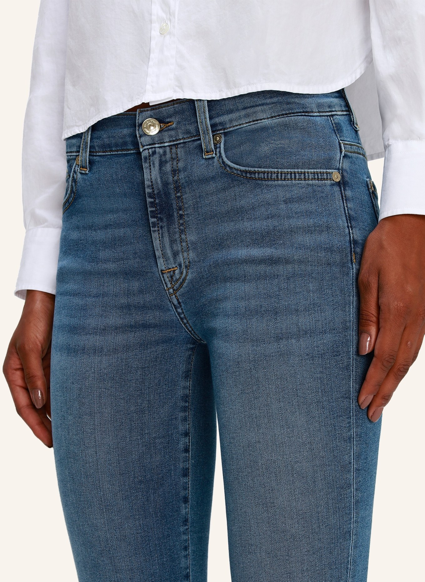 7 for all mankind Jeans  ROXANNE Slim Fit, Farbe: BLAU (Bild 3)