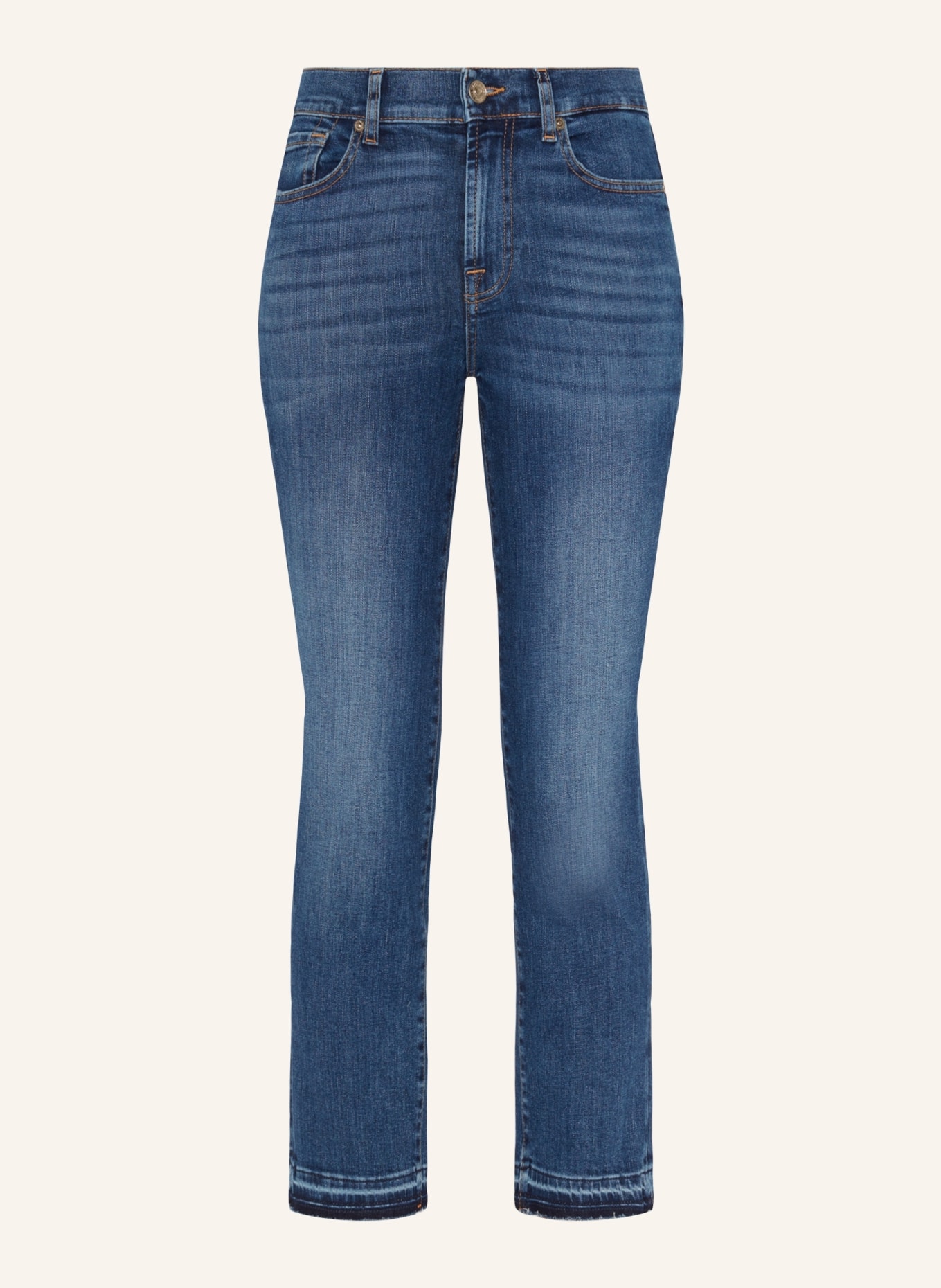 7 for all mankind Jeans  THE STRAIGHT CROP Straight Fit, Farbe: BLAU (Bild 1)