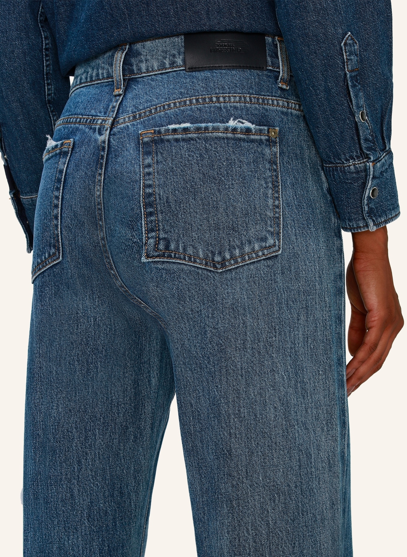 7 for all mankind Jeans  TESS TROUSER Straight Fit, Farbe: BLAU (Bild 3)