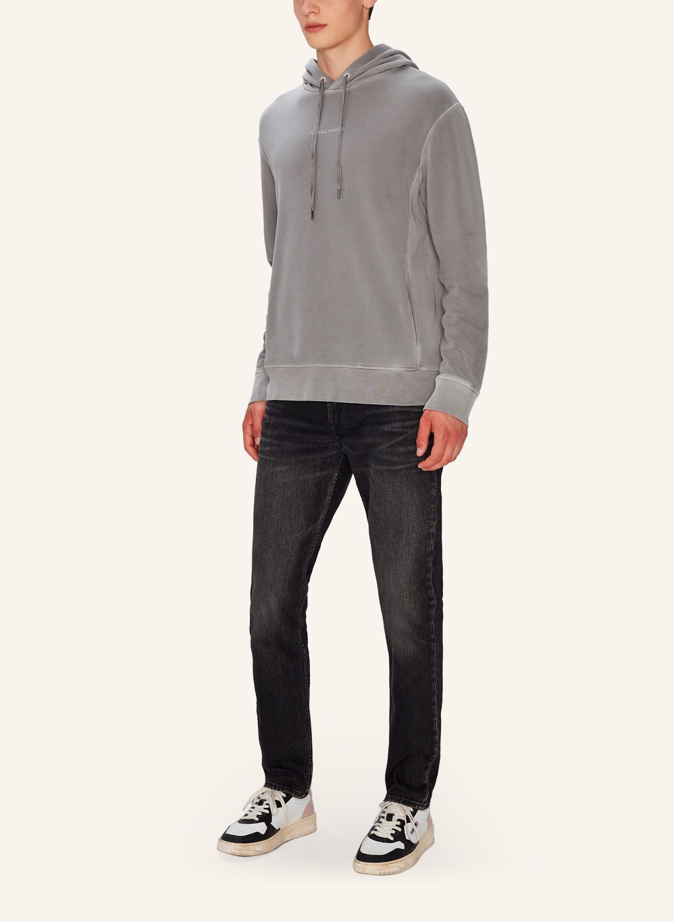 7 for all mankind Sweater  HOODIE: GRAU