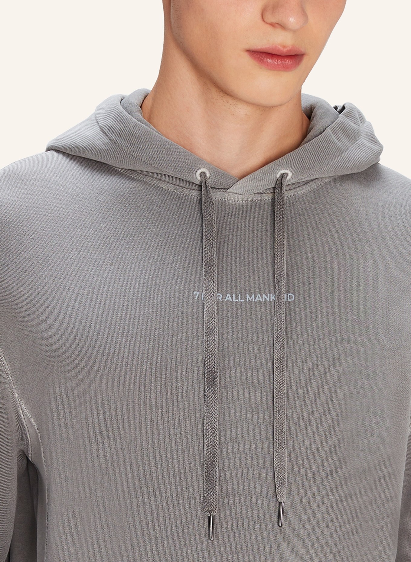 7 for all mankind Sweater  HOODIE: GRAU