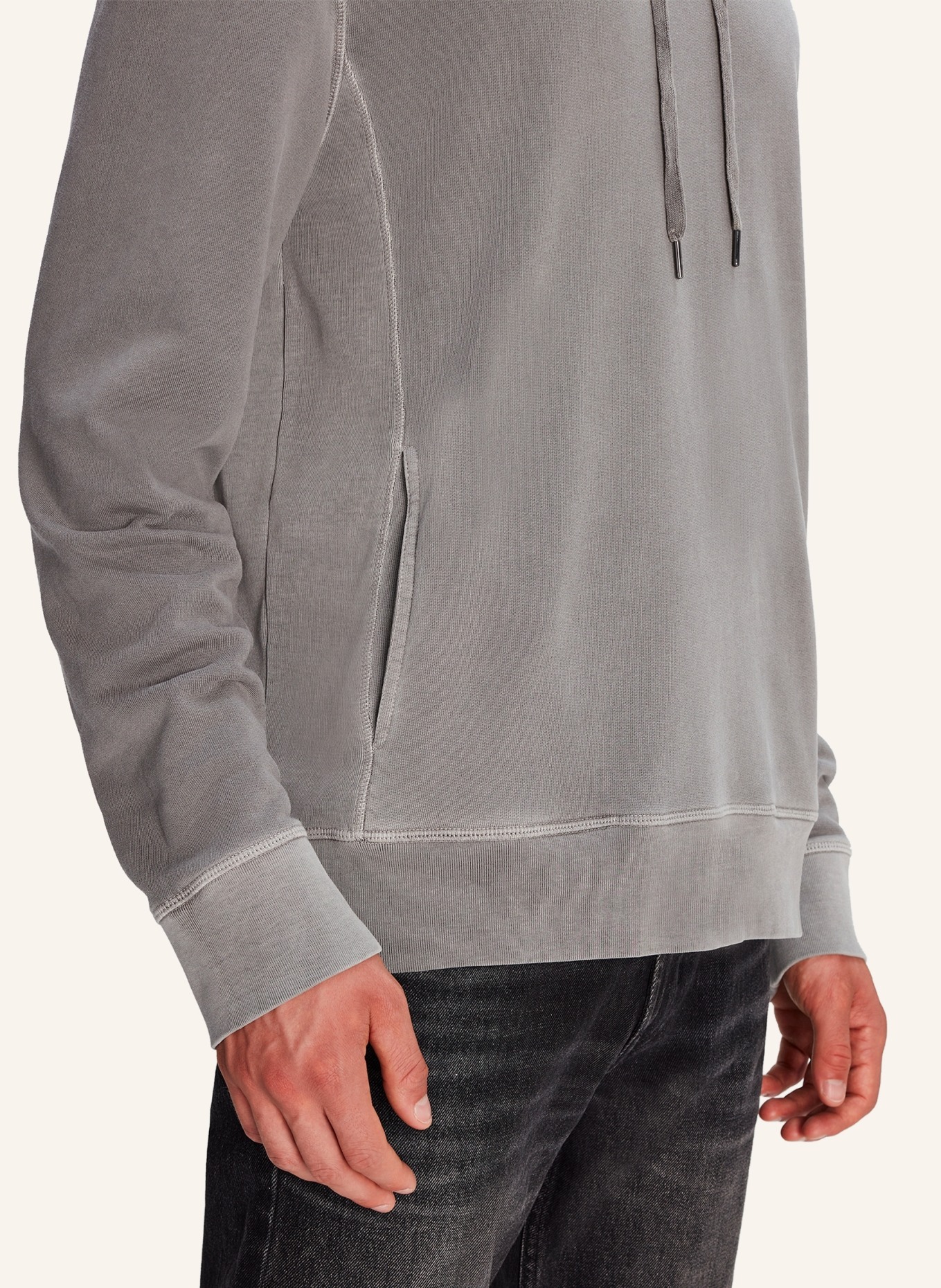 7 for all mankind Sweater  HOODIE: GRAU