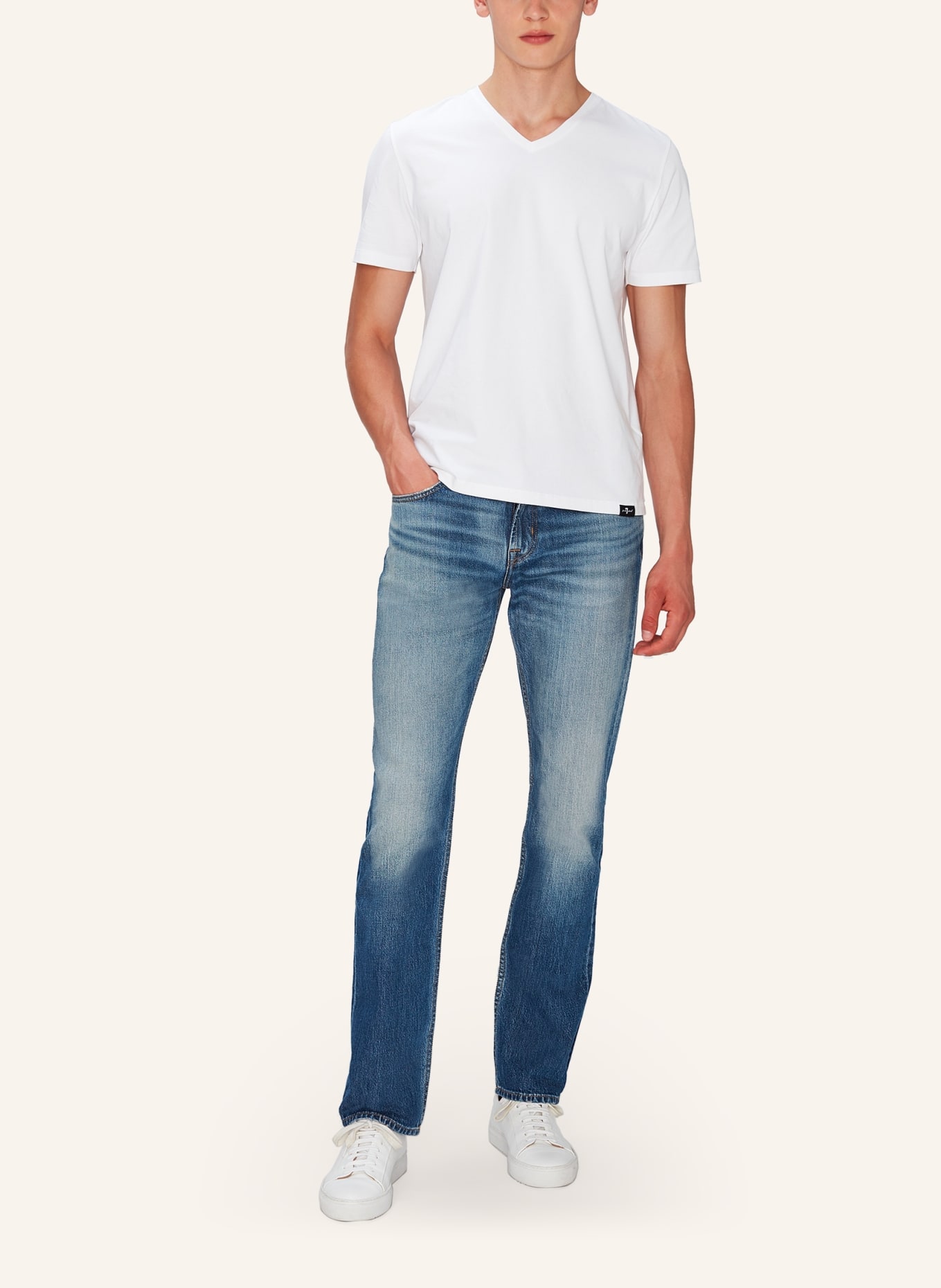 7 for all mankind Jeans  THE STRAIGHT Straight Fit, Farbe: BLAU (Bild 5)