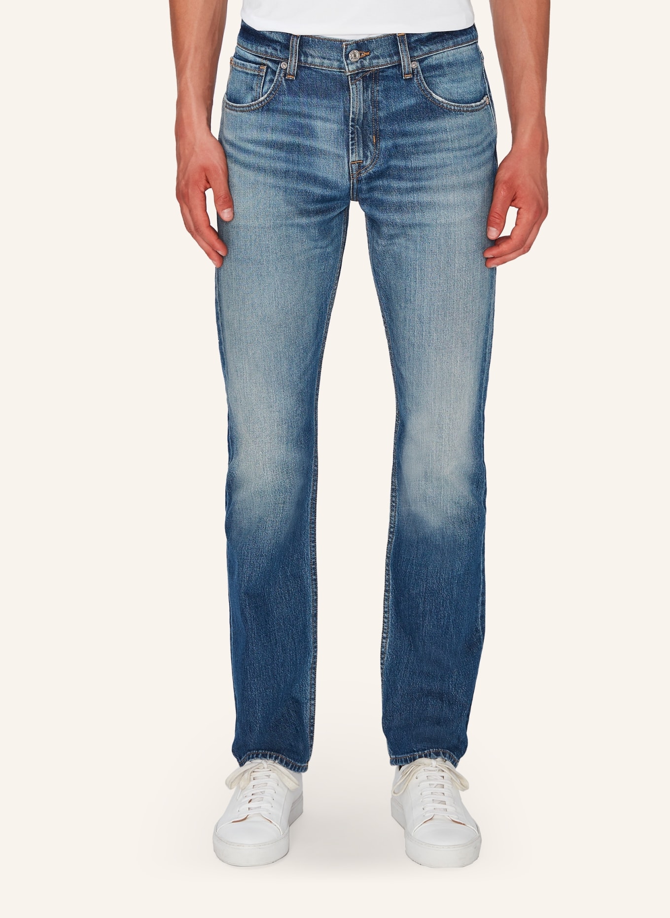 7 for all mankind Jeans  THE STRAIGHT Straight Fit, Farbe: BLAU (Bild 2)
