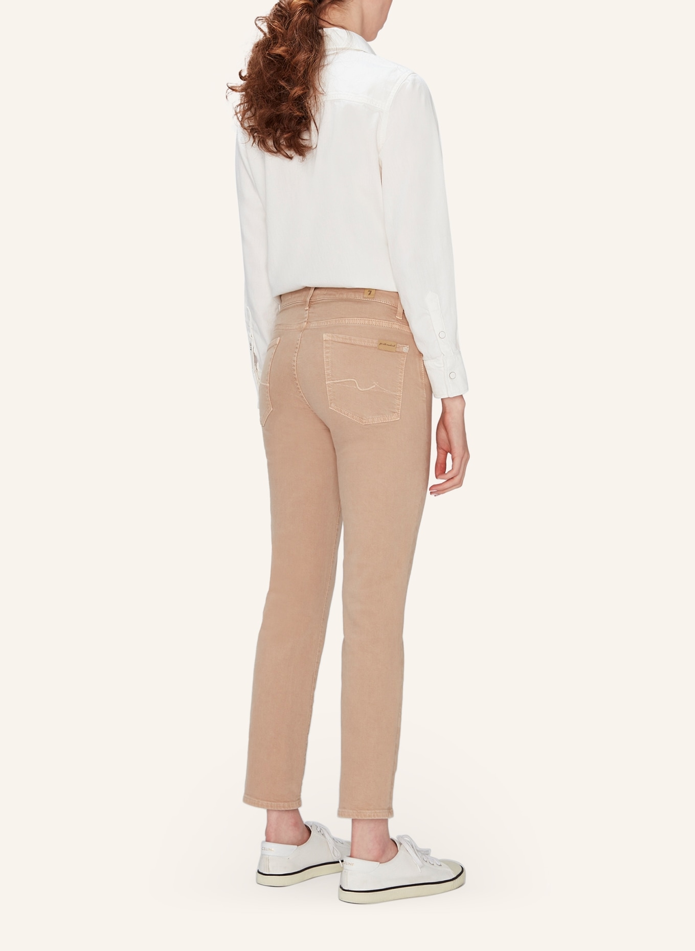 7 for all mankind Pants  ROXANNE ANKLE Slim Fit, Farbe: BEIGE (Bild 2)
