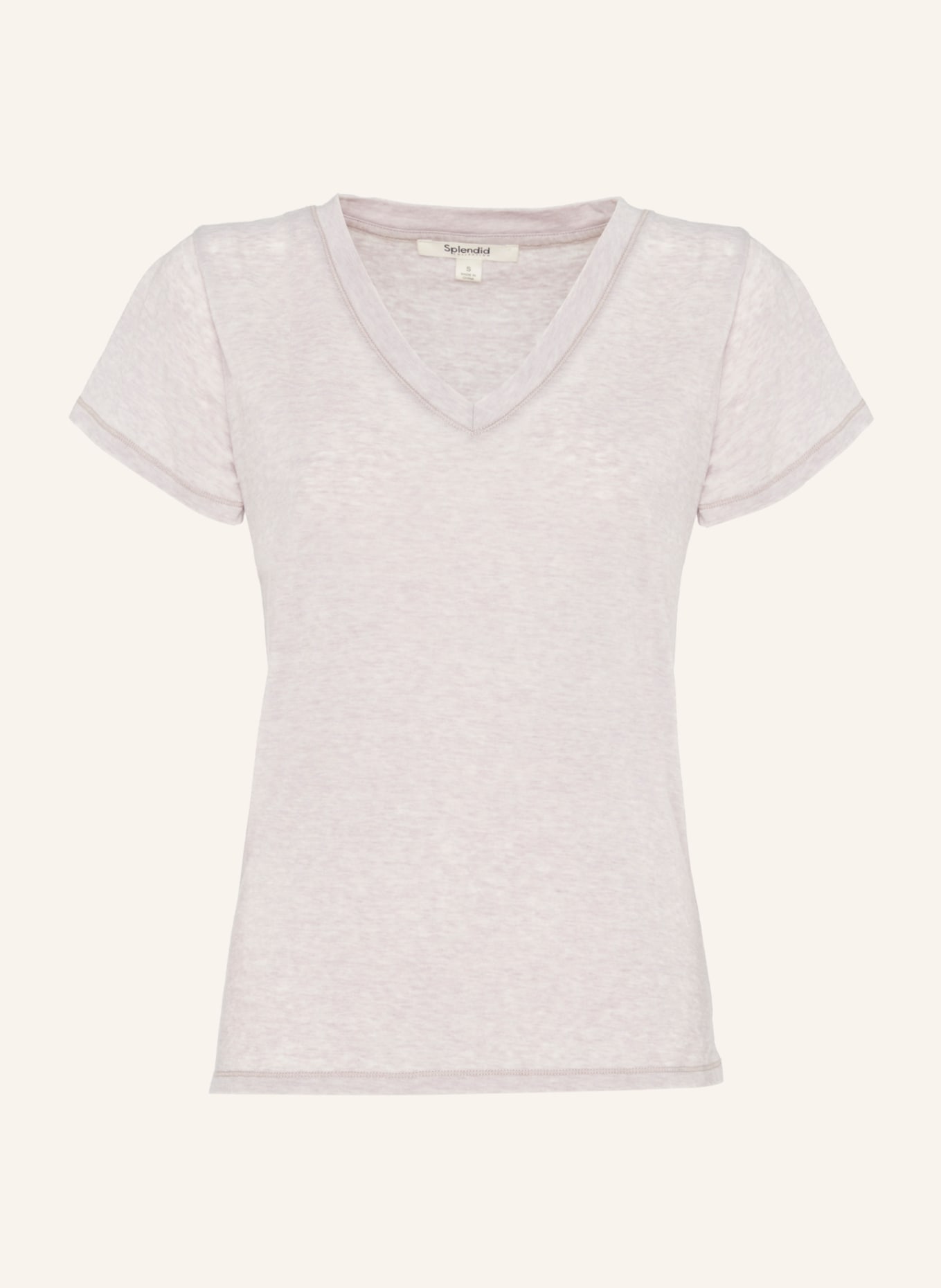 7 for all mankind ANDY V-NECK T-Shirt, Farbe: LILA (Bild 1)