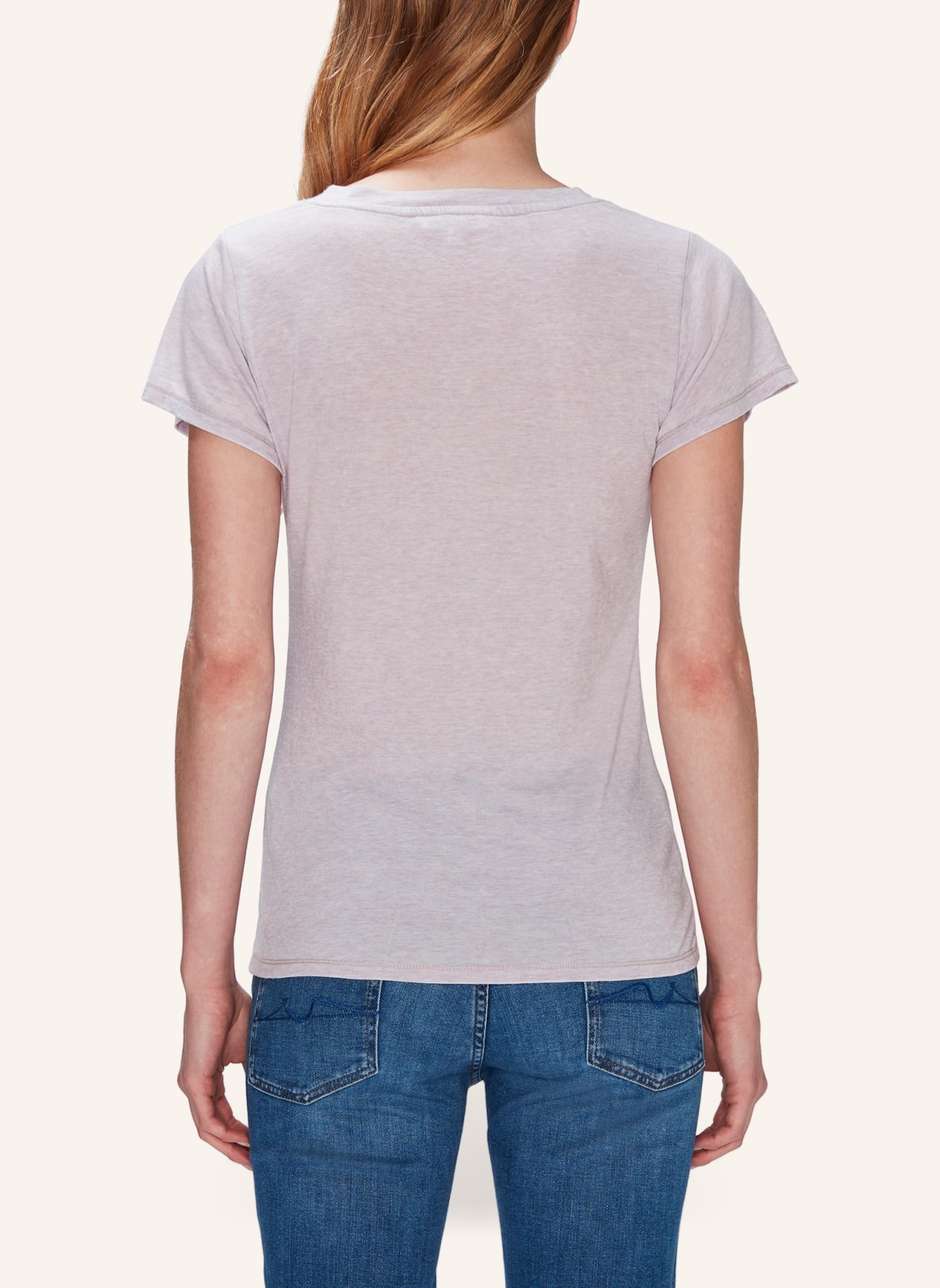 7 for all mankind ANDY V-NECK T-Shirt, Farbe: LILA (Bild 3)