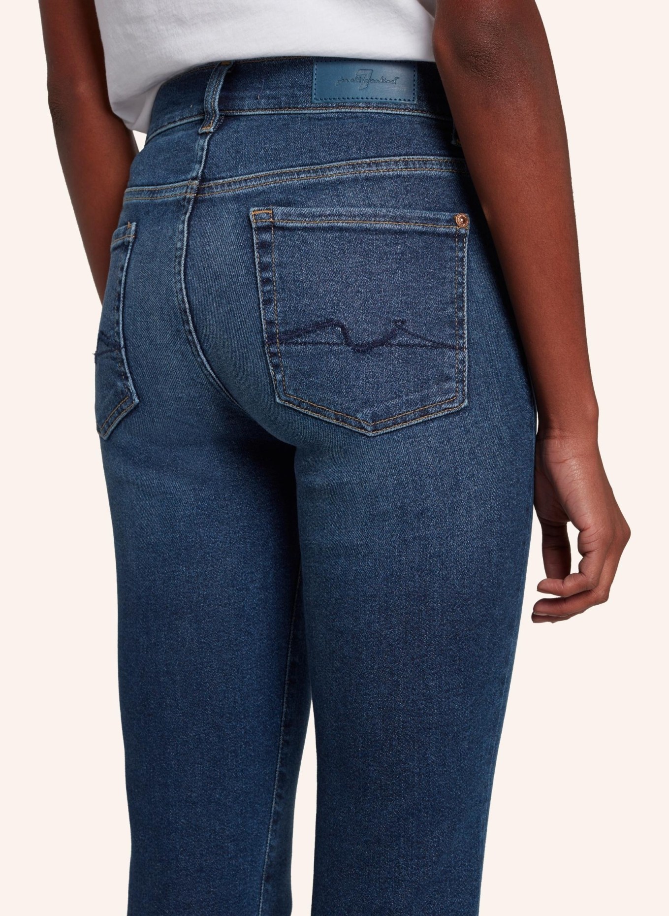 7 for all mankind Jeans ROXANNE Slim Fit, Farbe: BLAU (Bild 4)