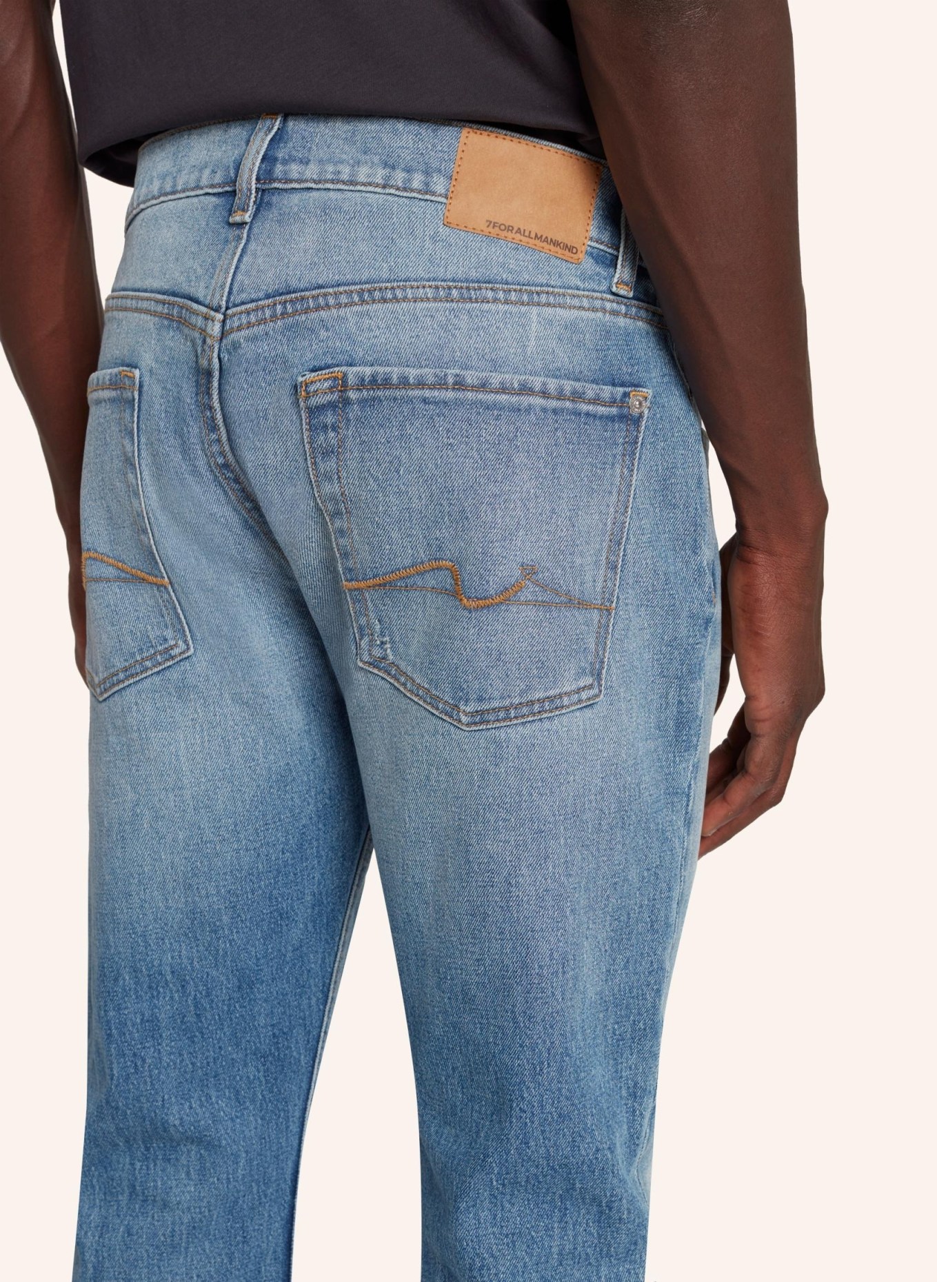 7 for all mankind Jeans THE STRAIGHT Straight Fit, Farbe: BLAU (Bild 4)