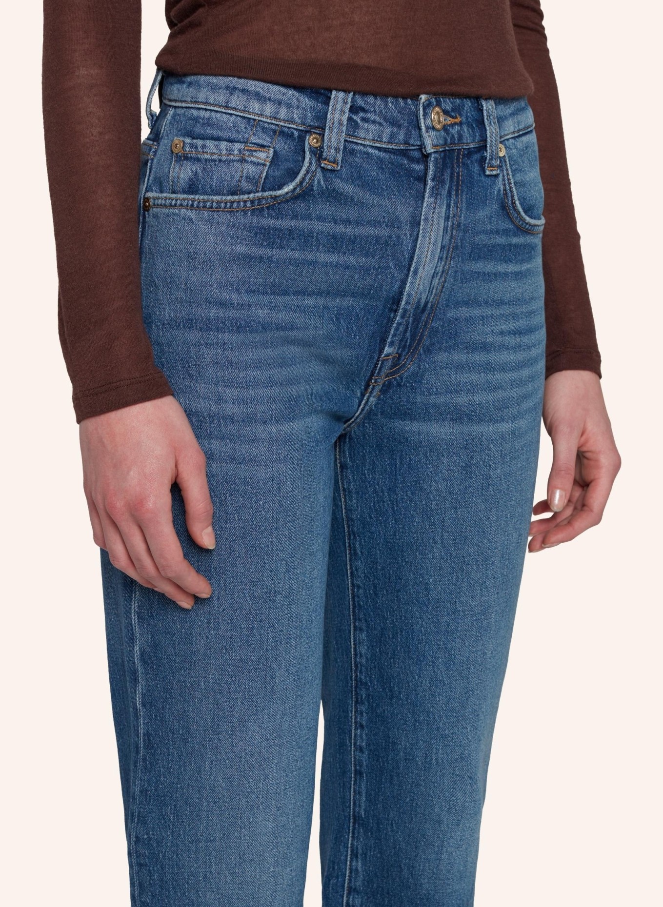 7 for all mankind Jeans LOGAN STOVEPIPE Straight Fit, Farbe: BLAU (Bild 3)