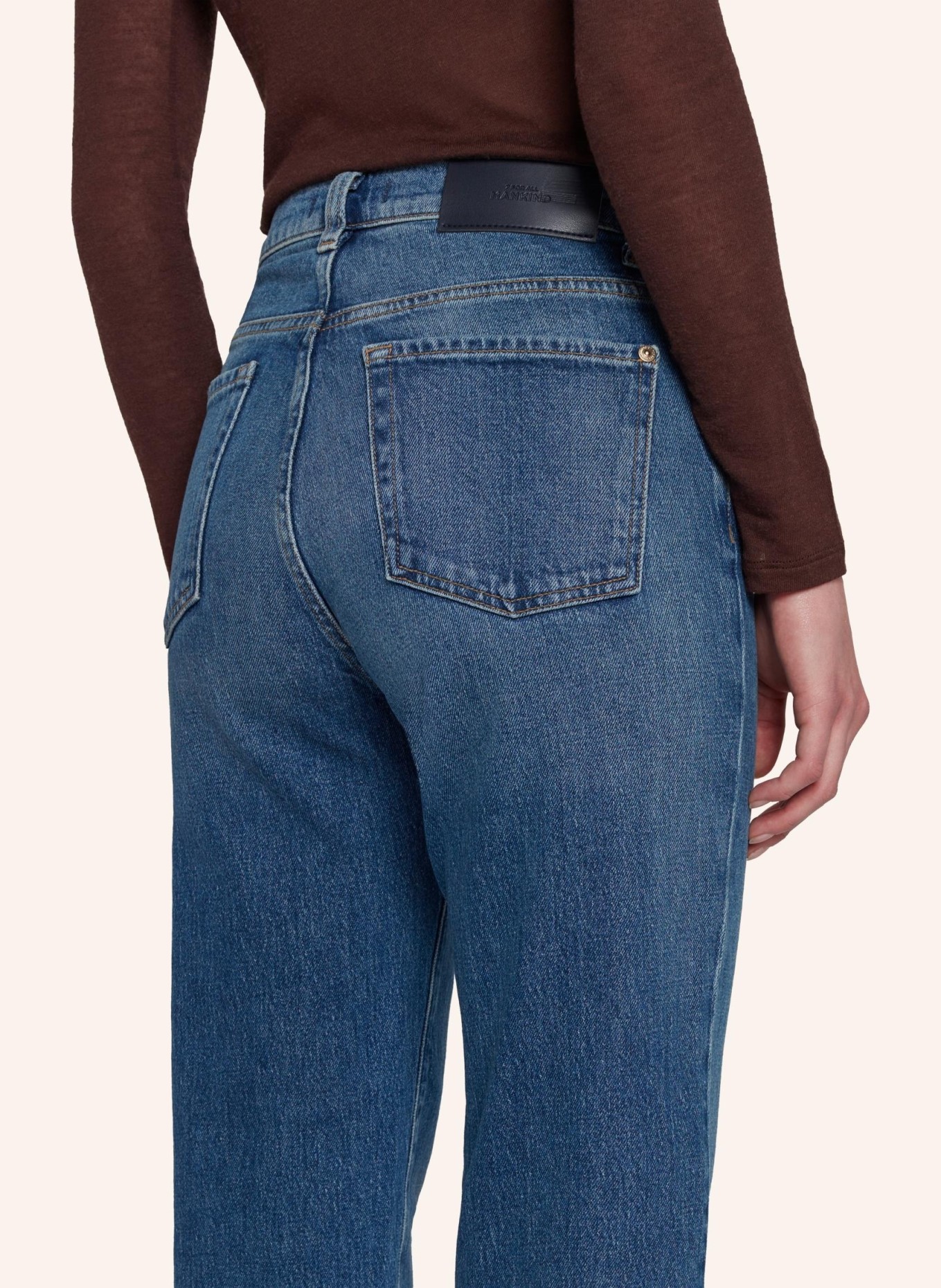 7 for all mankind Jeans LOGAN STOVEPIPE Straight Fit, Farbe: BLAU (Bild 4)