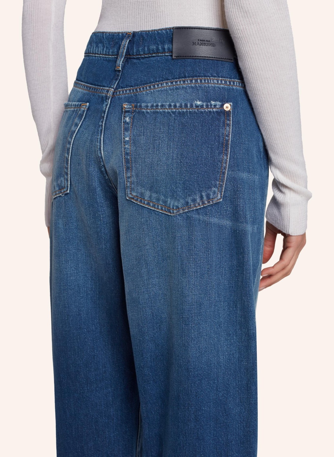 7 for all mankind Jeans TESS TROUSER Straight Fit, Farbe: BLAU (Bild 4)