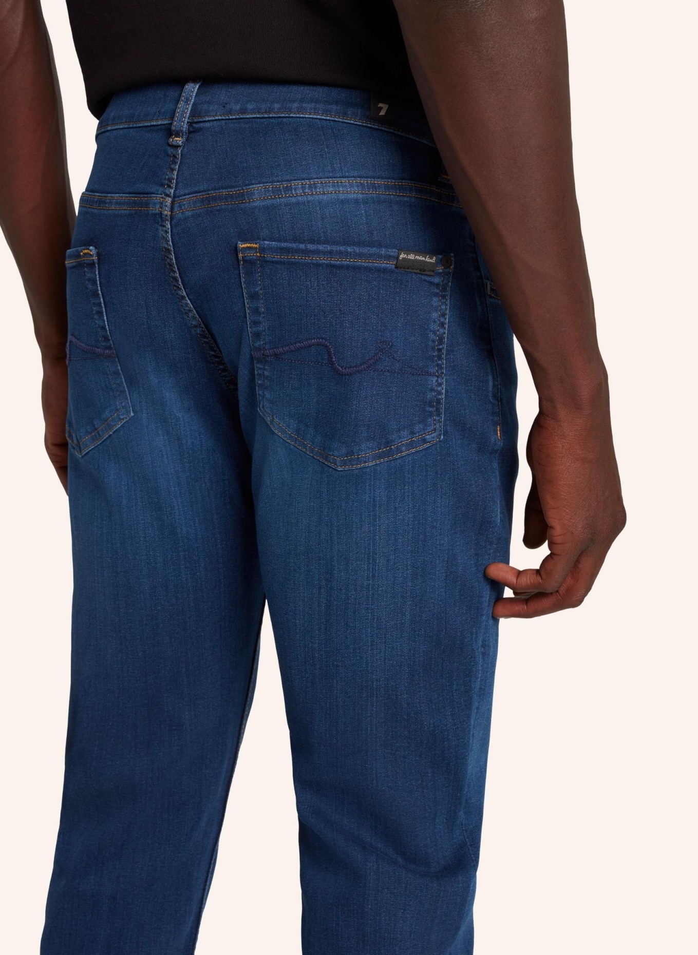 7 for all mankind Jeans SLIMMY TAPERED Slim Fit, Farbe: BLAU (Bild 4)