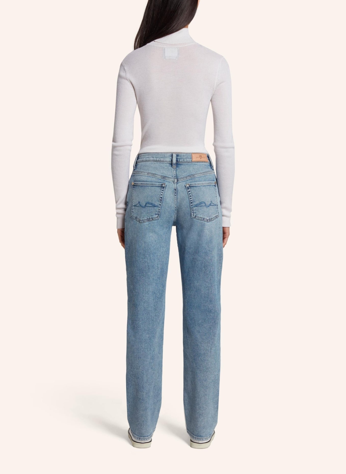 7 for all mankind Jeans ELLIE STRAIGHT Straight Fit, Farbe: BLAU (Bild 2)