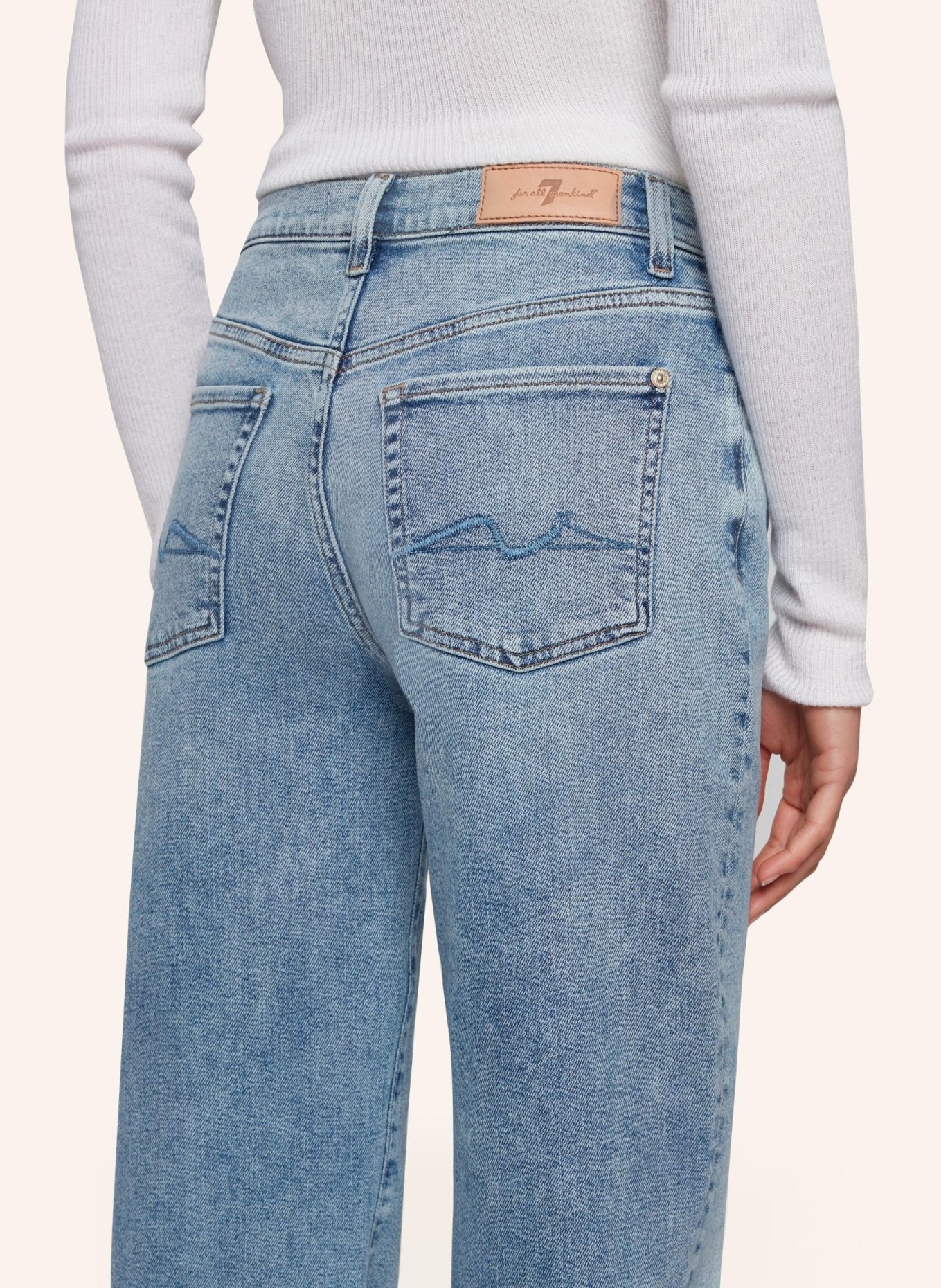 7 for all mankind Jeans ELLIE STRAIGHT Straight Fit, Farbe: BLAU (Bild 4)