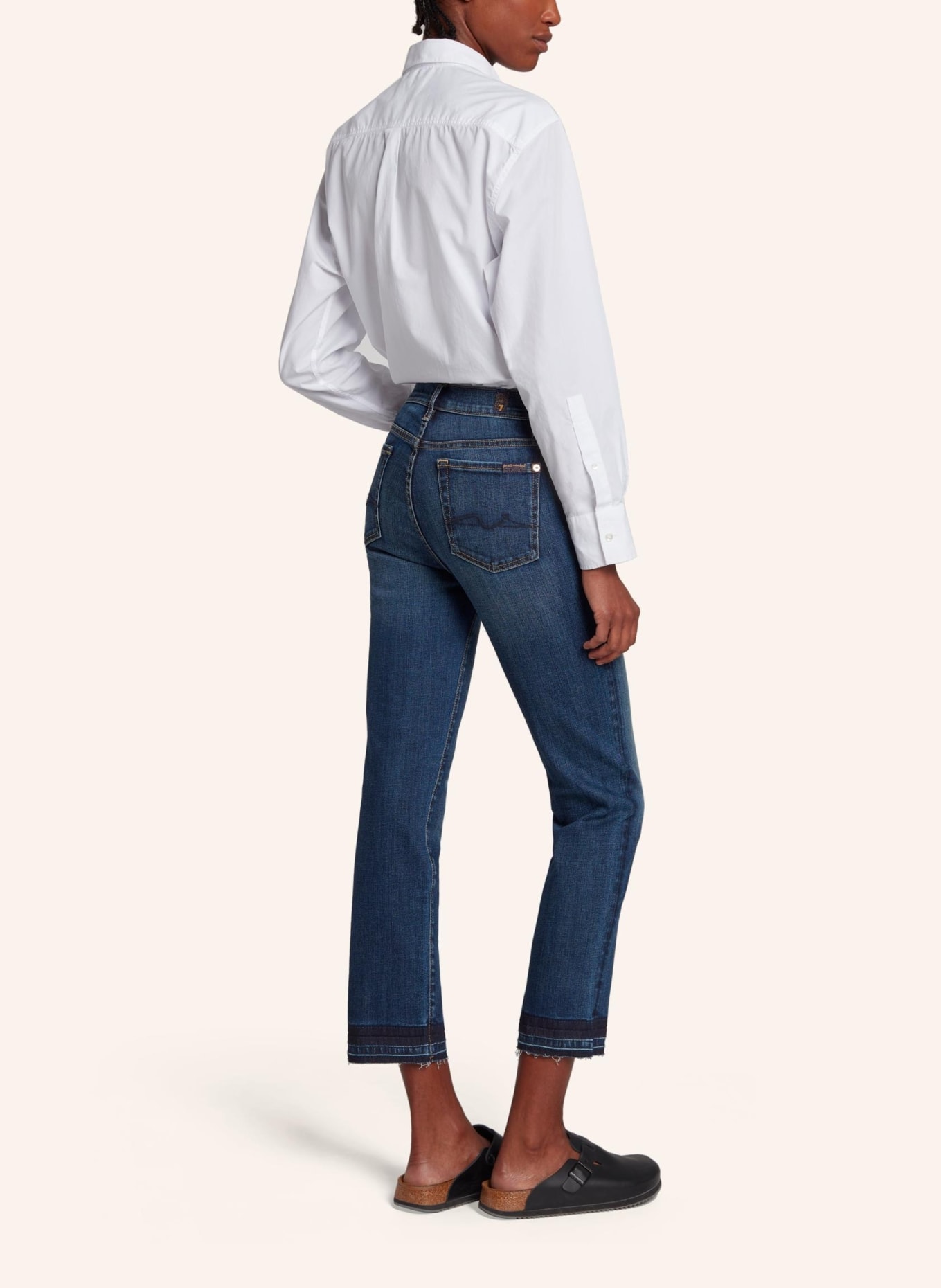 7 for all mankind Jeans THE STRAIGHT CROP Straight Fit, Farbe: BLAU (Bild 2)