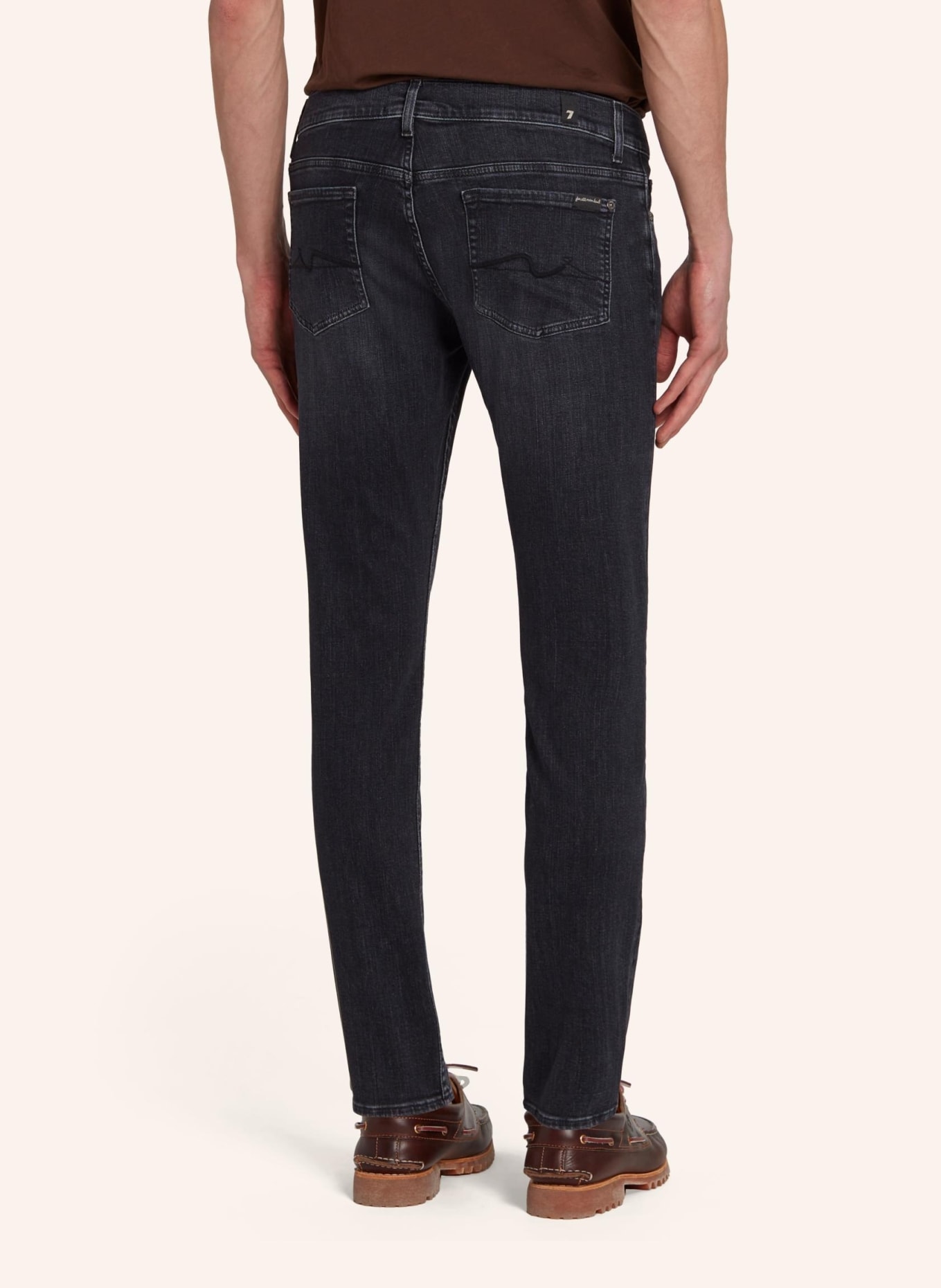 7 for all mankind Jeans PAXTYN TAPERED Skinny Fit, Farbe: SCHWARZ (Bild 2)