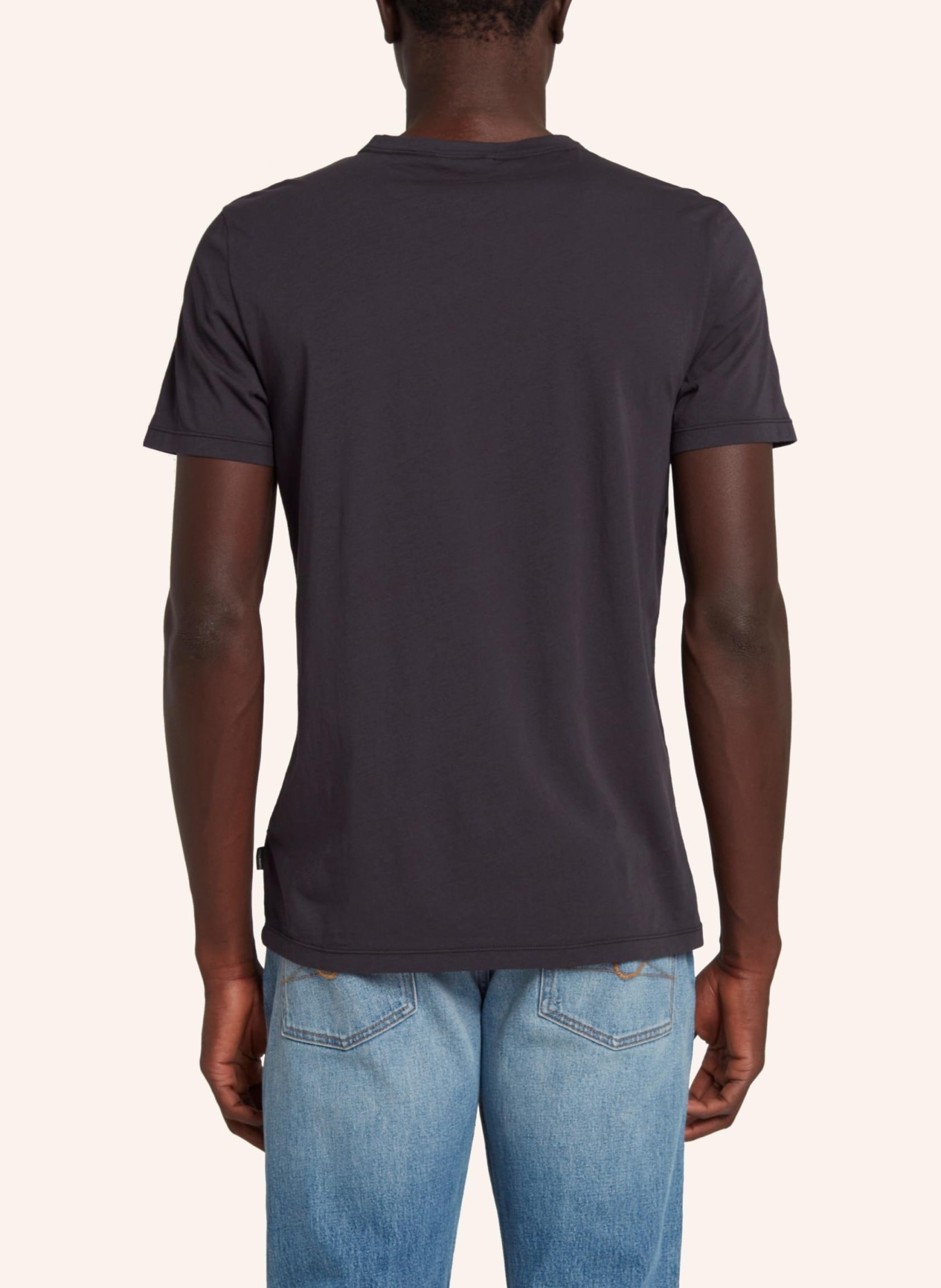 7 for all mankind FEATHERWEIGHT TEE, Farbe: BLAU (Bild 2)