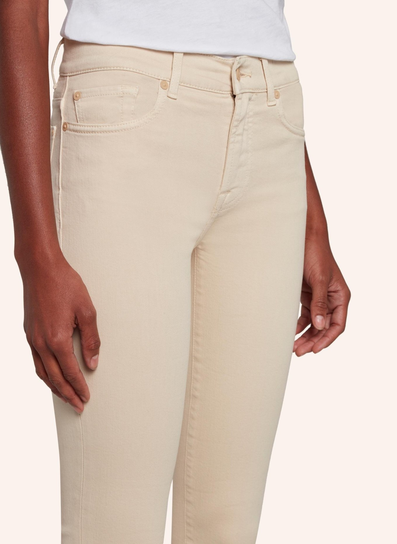 7 for all mankind Pants ROXANNE Slim Fit, Farbe: WEISS (Bild 3)