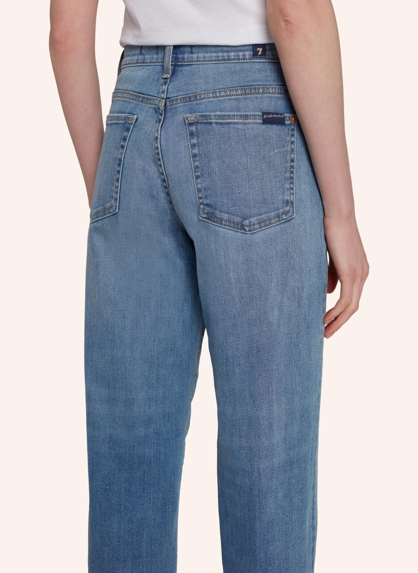7 for all mankind Jeans THE MODERN STRAIGHT Straight Fit, Farbe: BLAU (Bild 4)