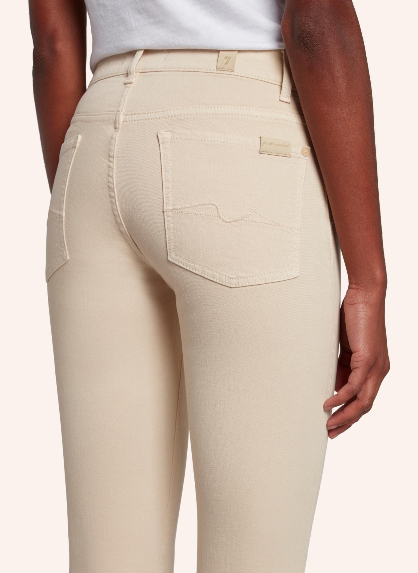 7 for all mankind Pants ROXANNE Slim Fit, Farbe: WEISS (Bild 4)