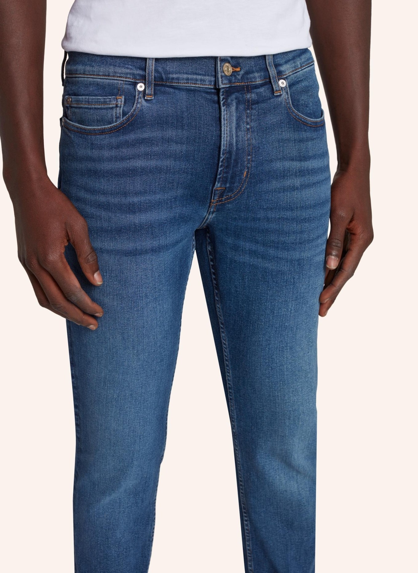 7 for all mankind Jeans PAXTYN Skinny Fit, Farbe: BLAU (Bild 4)