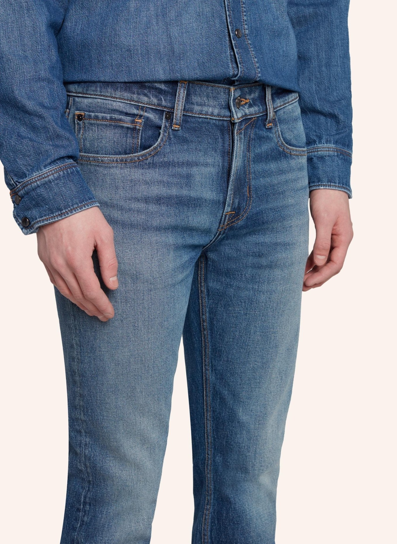 7 for all mankind Jeans SLIMMY Slim Fit, Farbe: BLAU (Bild 3)