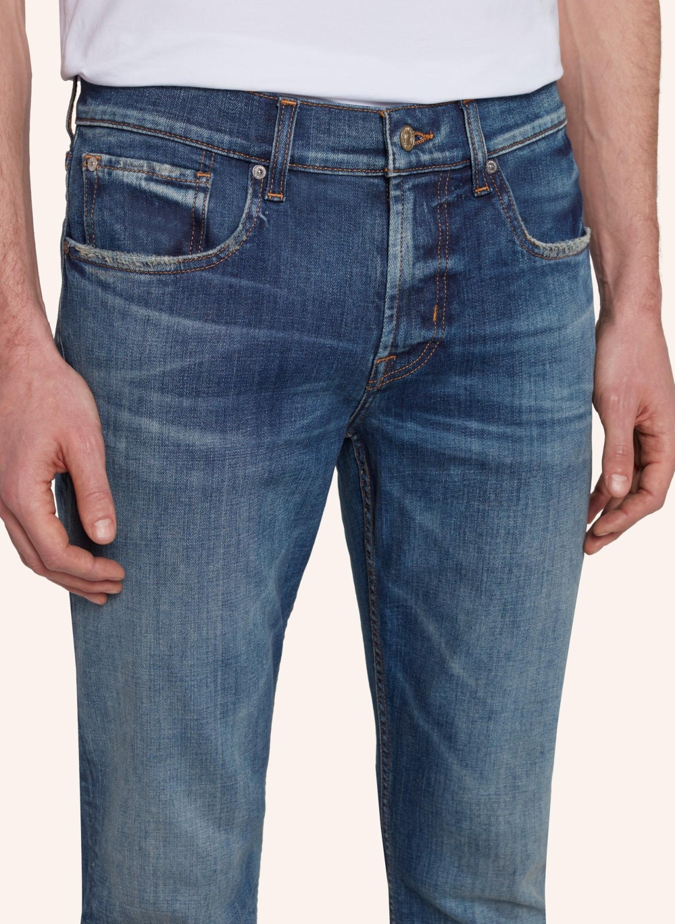 7 for all mankind Jeans SLIMMY TAPERED Slim Fit, Farbe: BLAU (Bild 3)
