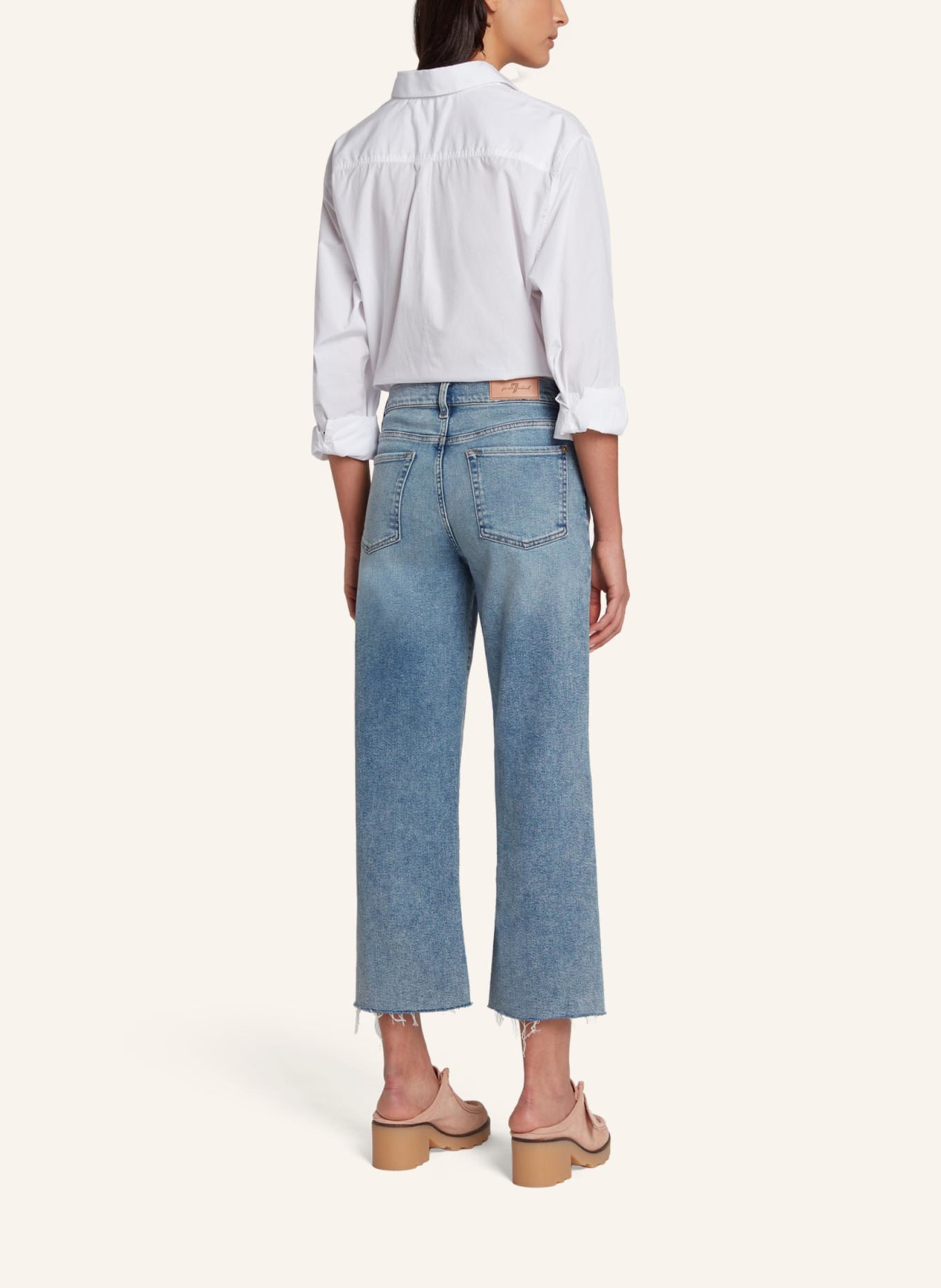 7 for all mankind Jeans CROPPED ALEXA Flare Fit, Farbe: BLAU (Bild 2)