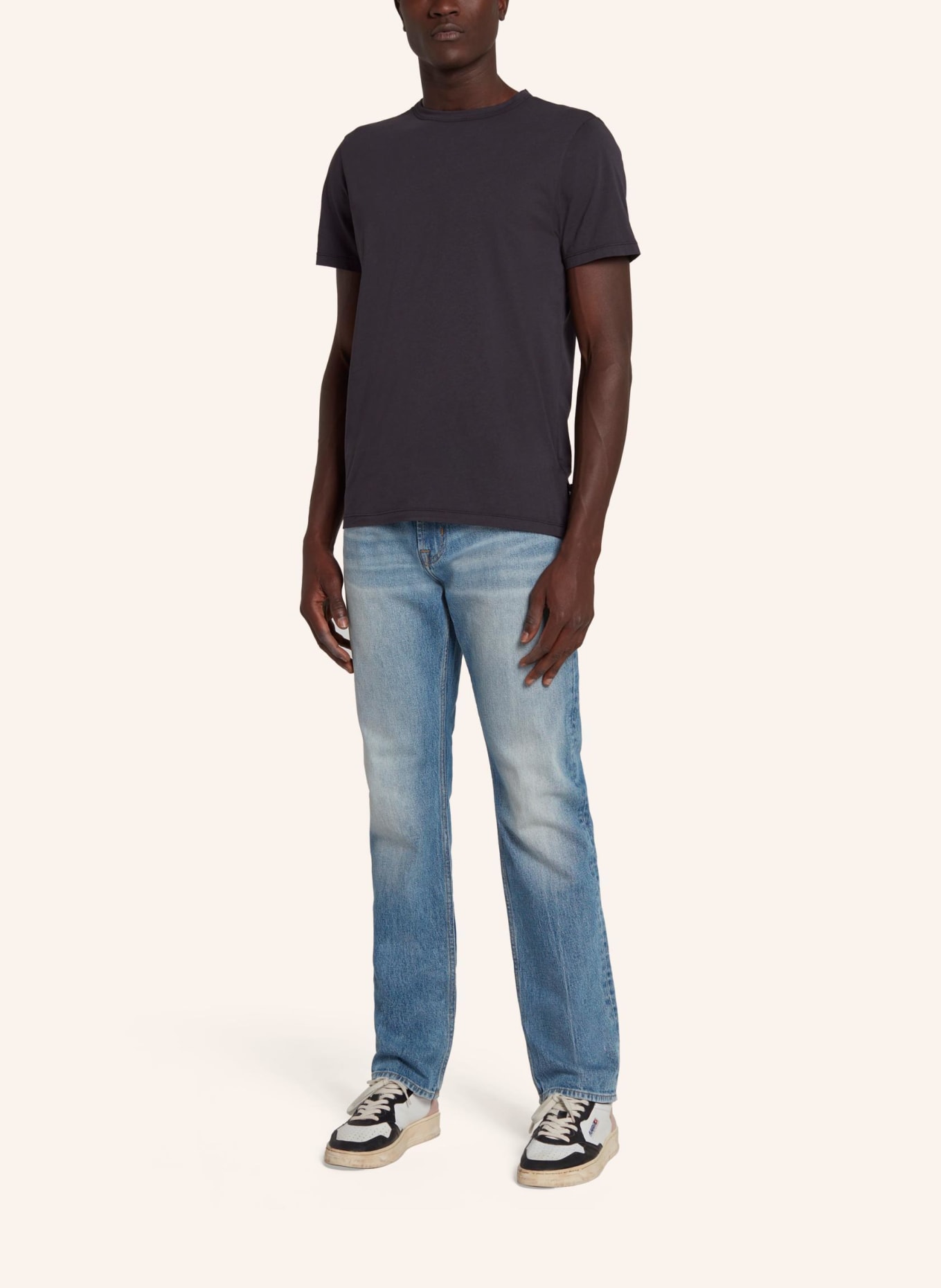 7 for all mankind FEATHERWEIGHT TEE, Farbe: BLAU (Bild 5)