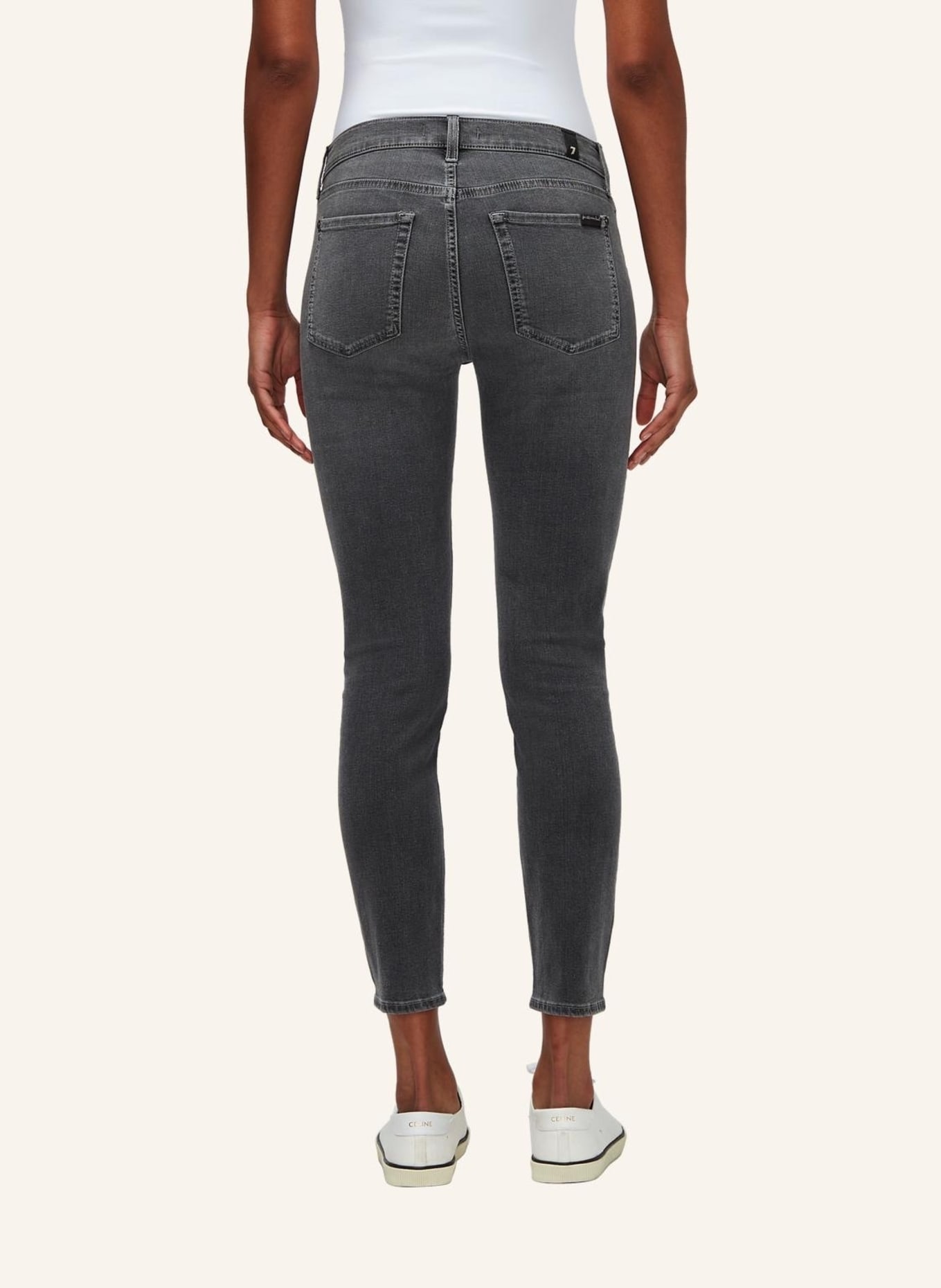 7 for all mankind Jeans THE ANKLE SKINNY Skinny Fit, Farbe: GRAU (Bild 2)