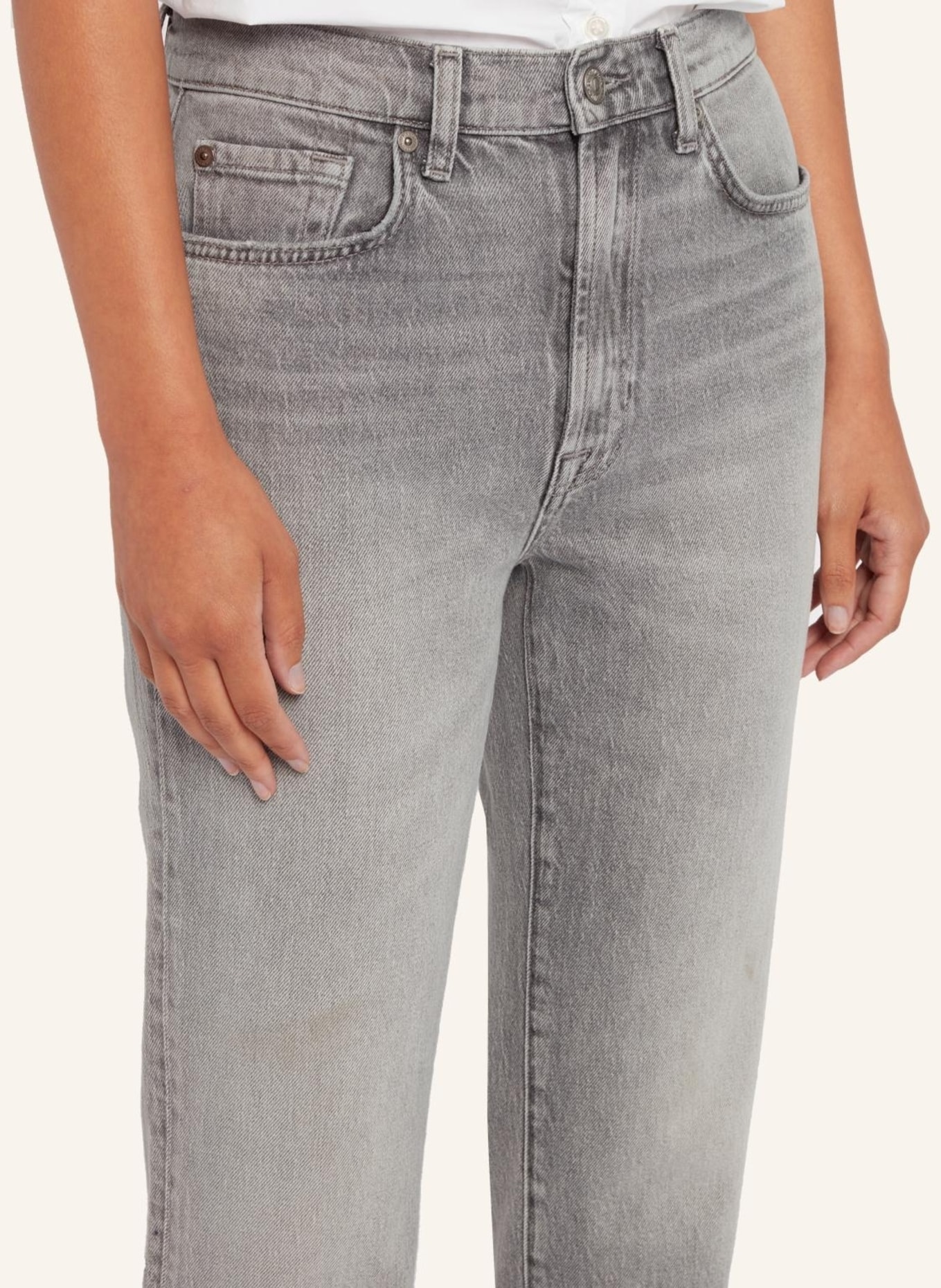 7 for all mankind Jeans LOGAN STOVEPIPE Straight Fit, Farbe: GRAU (Bild 3)