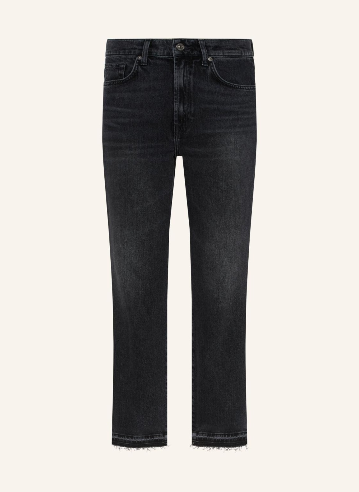 7 for all mankind Jeans LOGAN STOVEPIPE Straight Fit, Farbe: SCHWARZ (Bild 1)