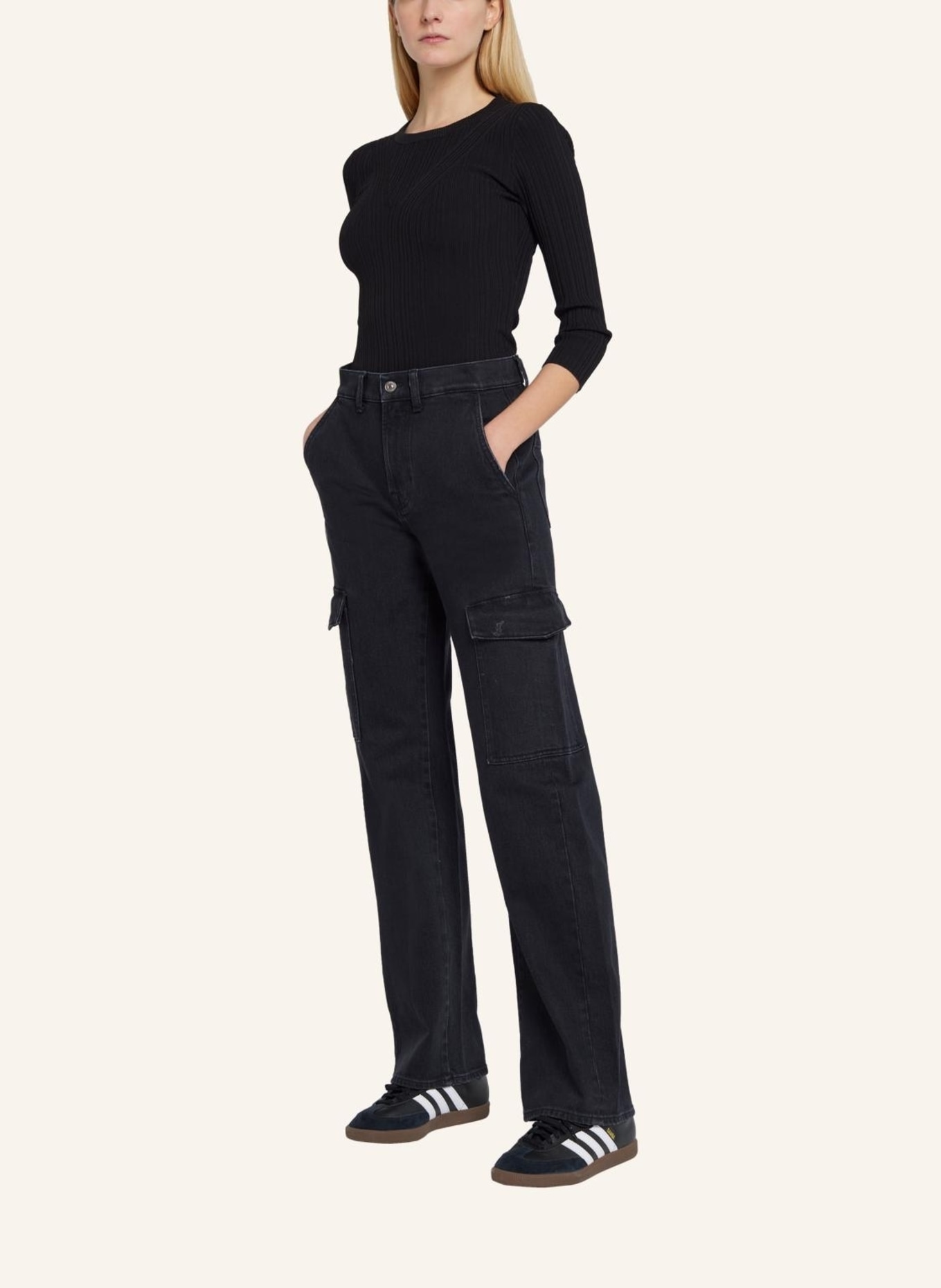 7 for all mankind Pants CARGO TESS Cargo Fit, Farbe: SCHWARZ (Bild 5)