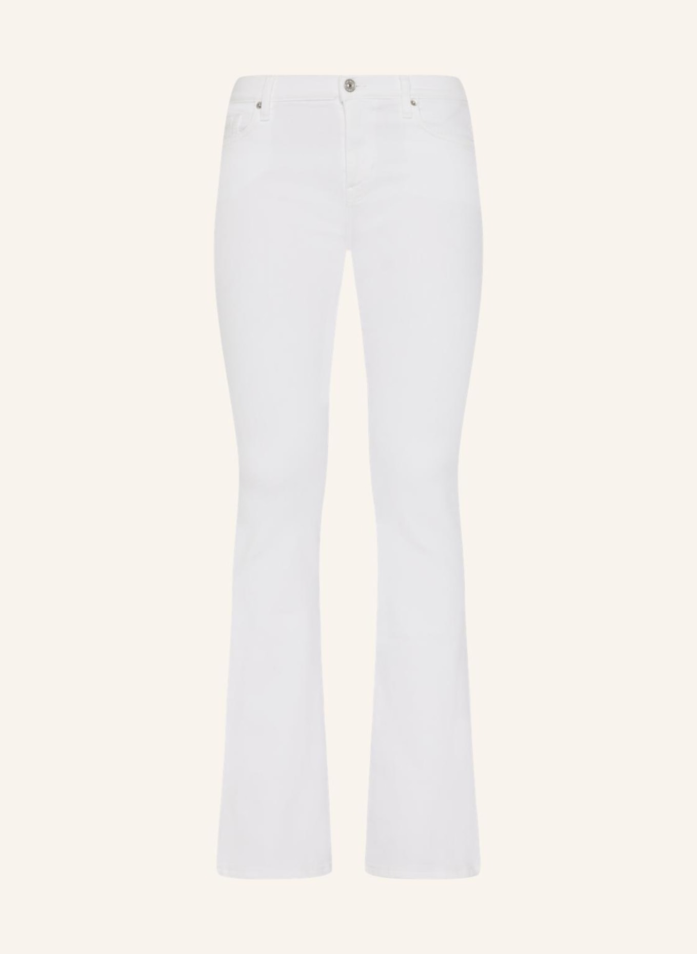 7 for all mankind Jeans HW ALI Flare fit, Farbe: WEISS (Bild 1)