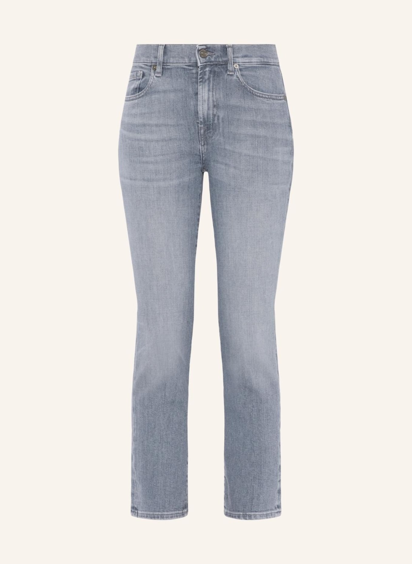 7 for all mankind Jeans THE STRAIGHT CROP Straight fit, Farbe: GRAU (Bild 1)