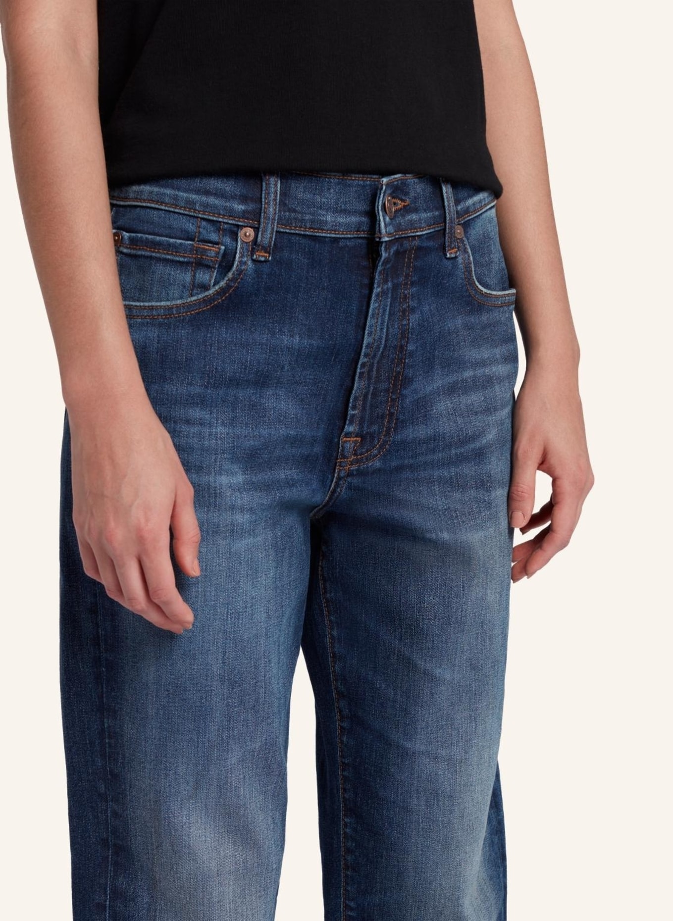 7 for all mankind Jeans THE MODERN STRAIGHT Straight fit, Farbe: BLAU (Bild 3)