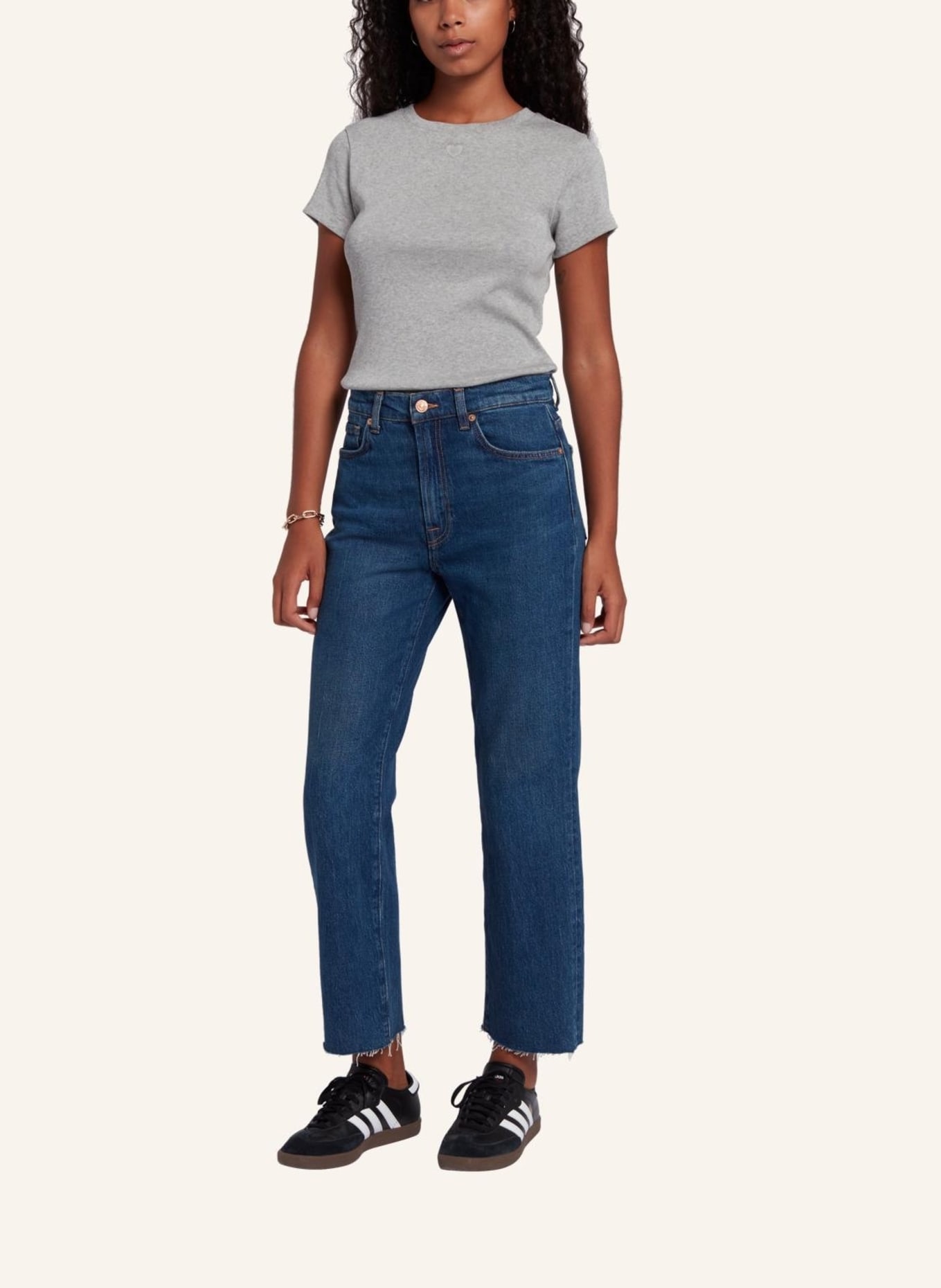 7 for all mankind Jeans LOGAN STOVEPIPE Straight fit, Farbe: BLAU (Bild 5)