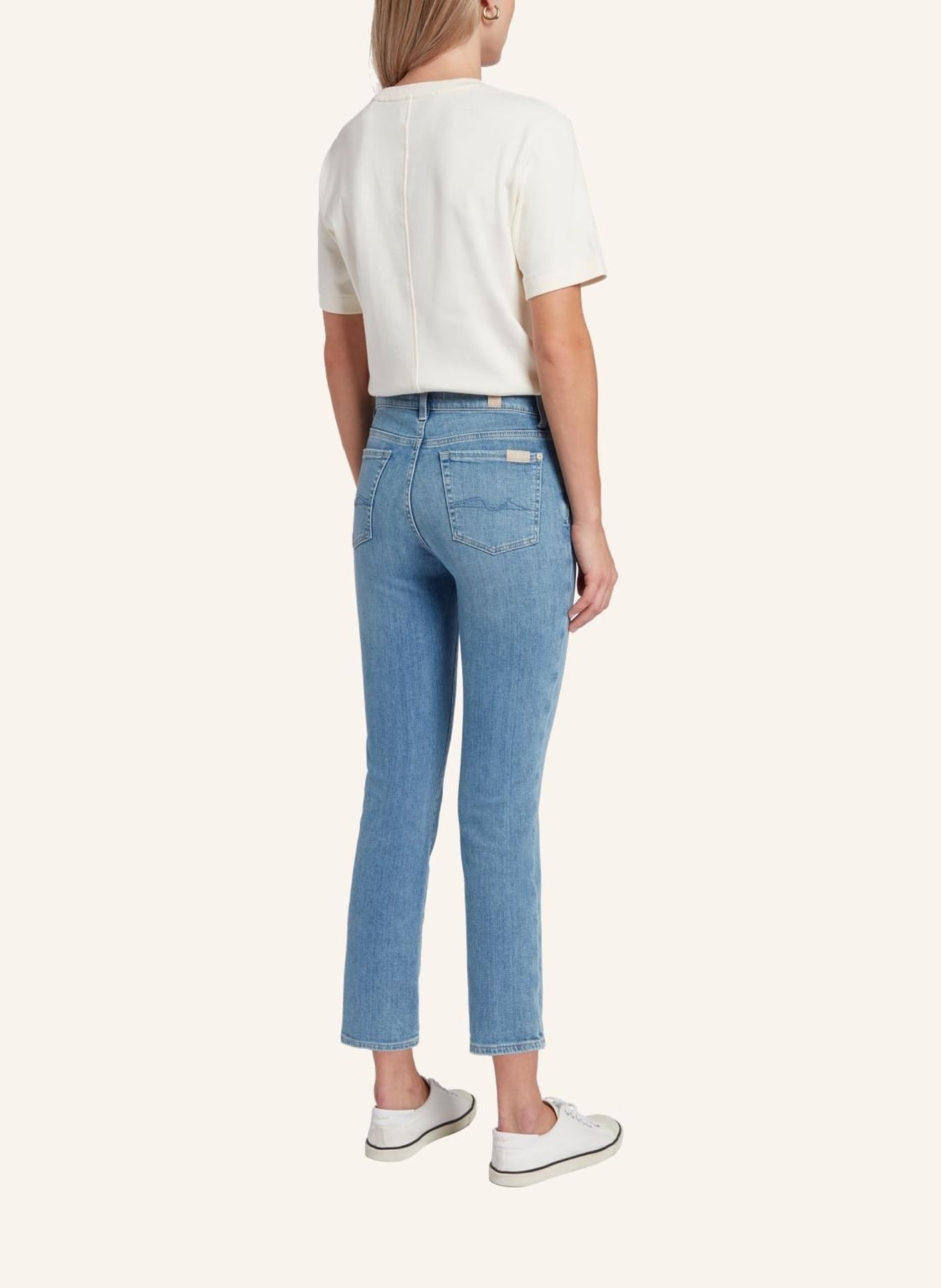 7 for all mankind Jeans THE STRAIGHT CROP Straight fit, Farbe: BLAU (Bild 2)