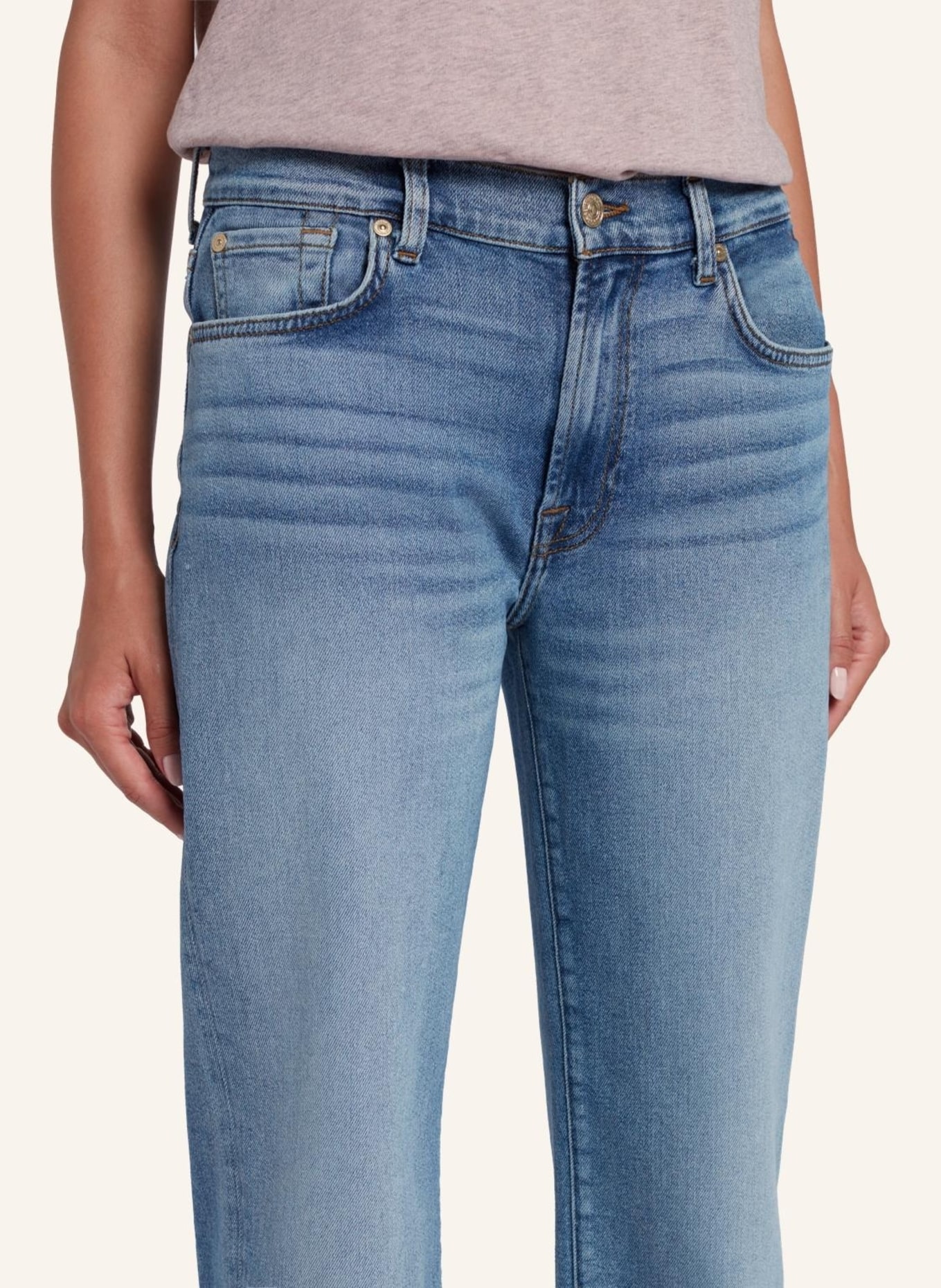 7 for all mankind Jeans ELLIE STRAIGHT Straight fit, Farbe: BLAU (Bild 3)