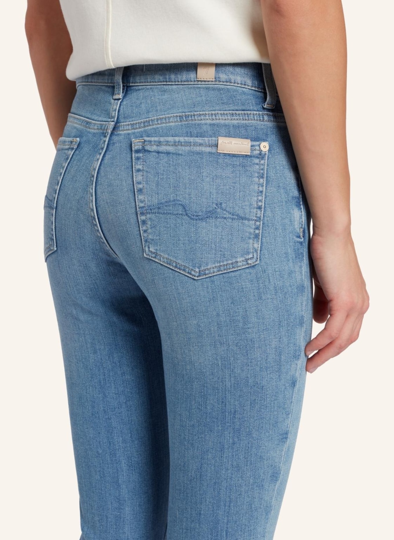 7 for all mankind Jeans THE STRAIGHT CROP Straight fit, Farbe: BLAU (Bild 4)