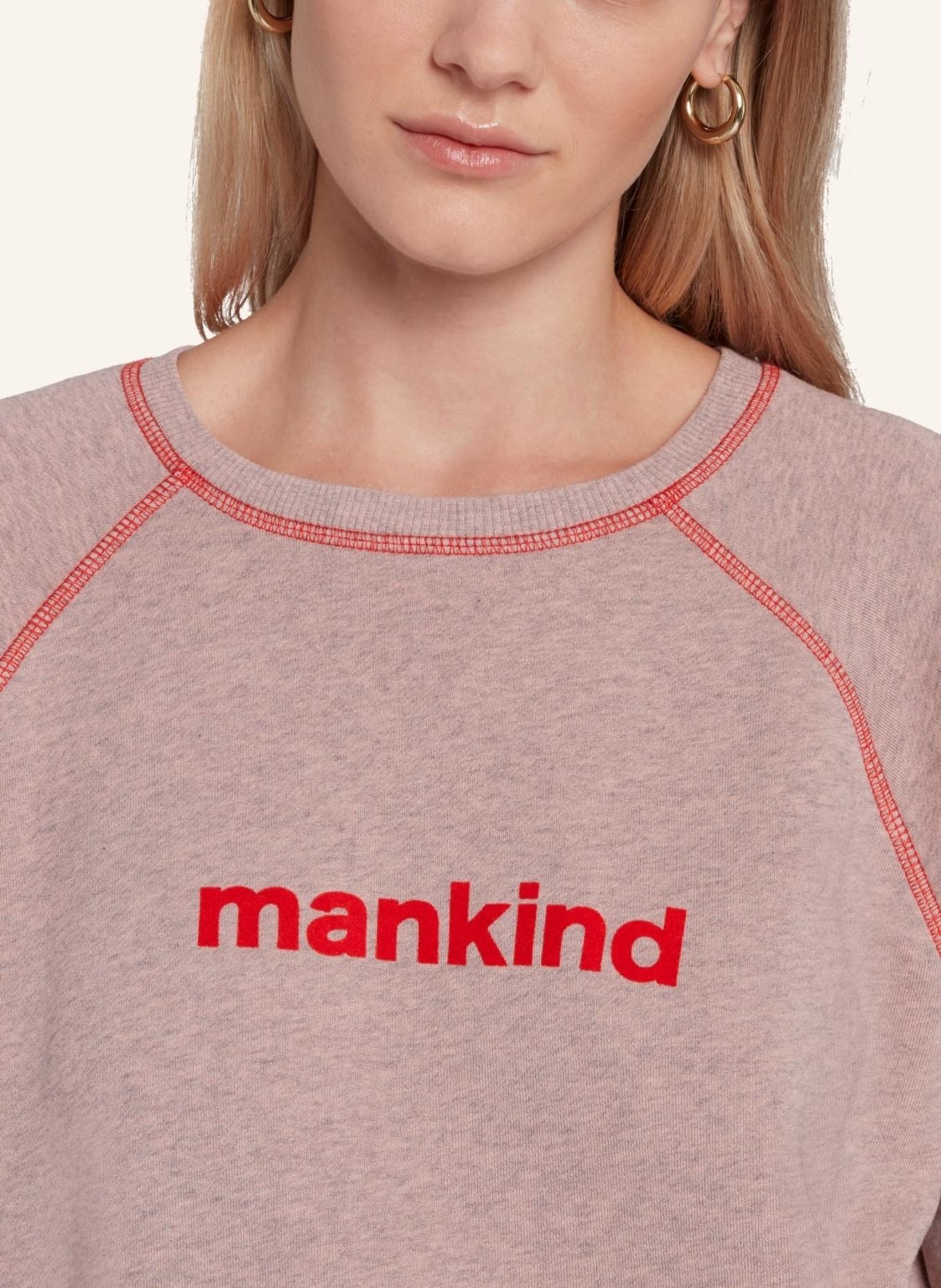 7 for all mankind MANKIND Sweatshirt, Farbe: PINK (Bild 3)