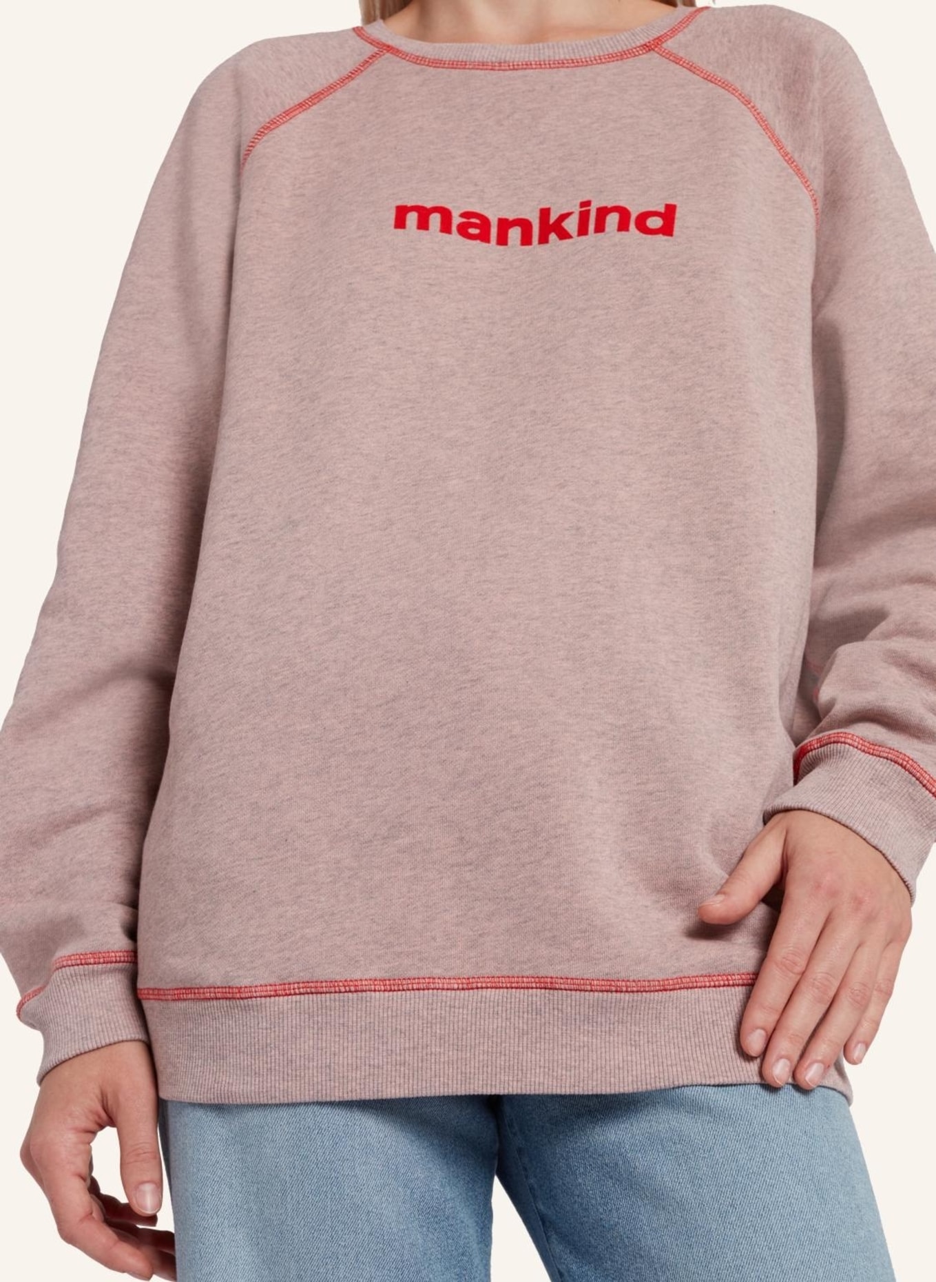 7 for all mankind MANKIND Sweatshirt, Farbe: PINK (Bild 4)