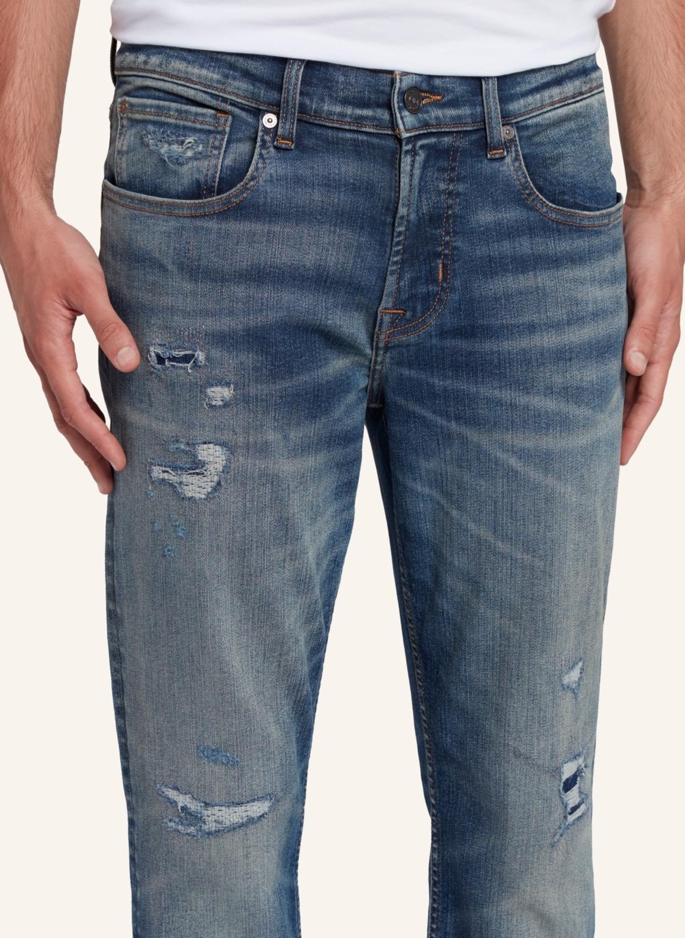 7 for all mankind Jeans SLIMMY TAPERED Slim fit, Farbe: BLAU (Bild 3)