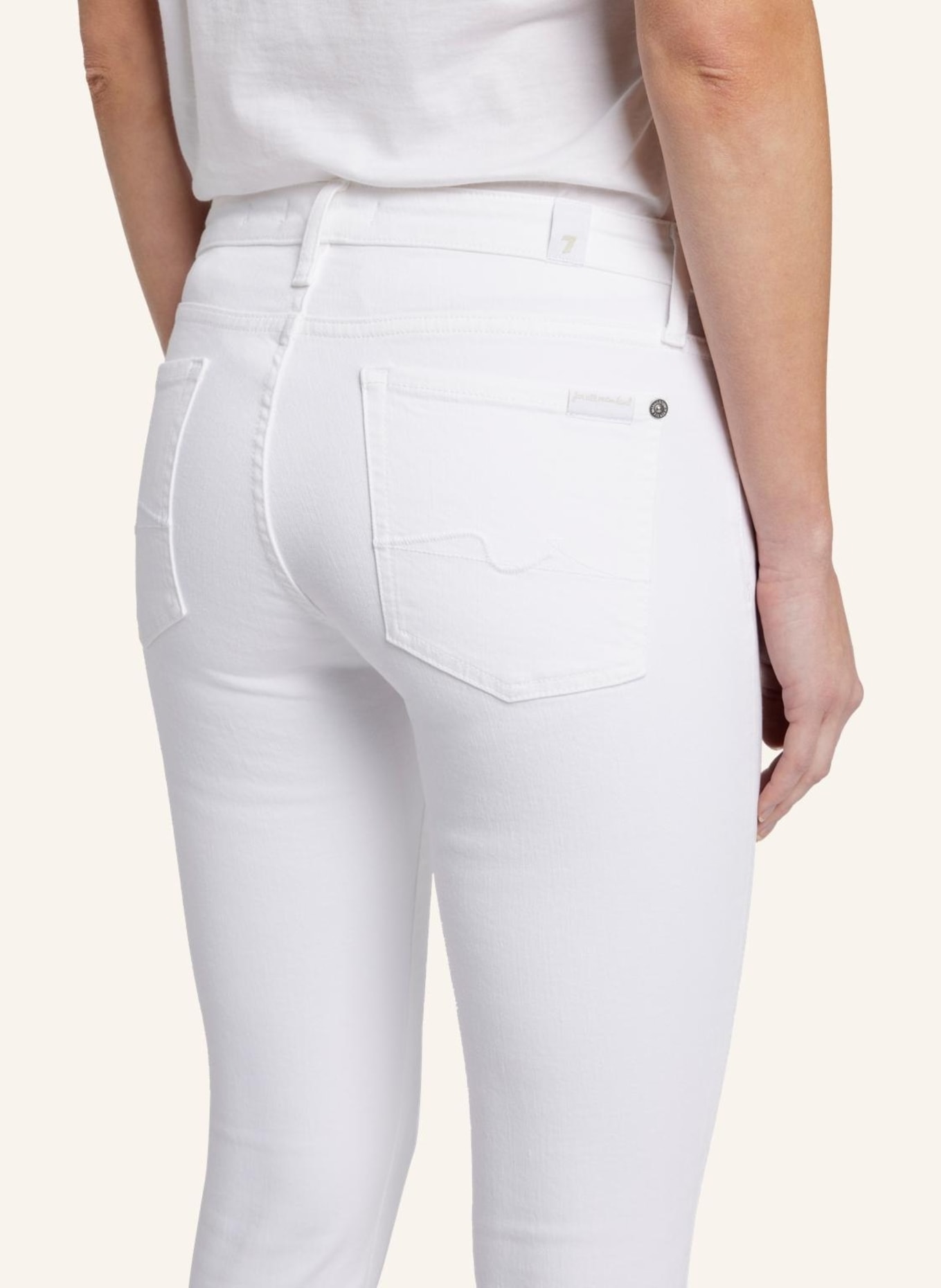 7 for all mankind Jeans PYPER Slim fit, Farbe: WEISS (Bild 4)