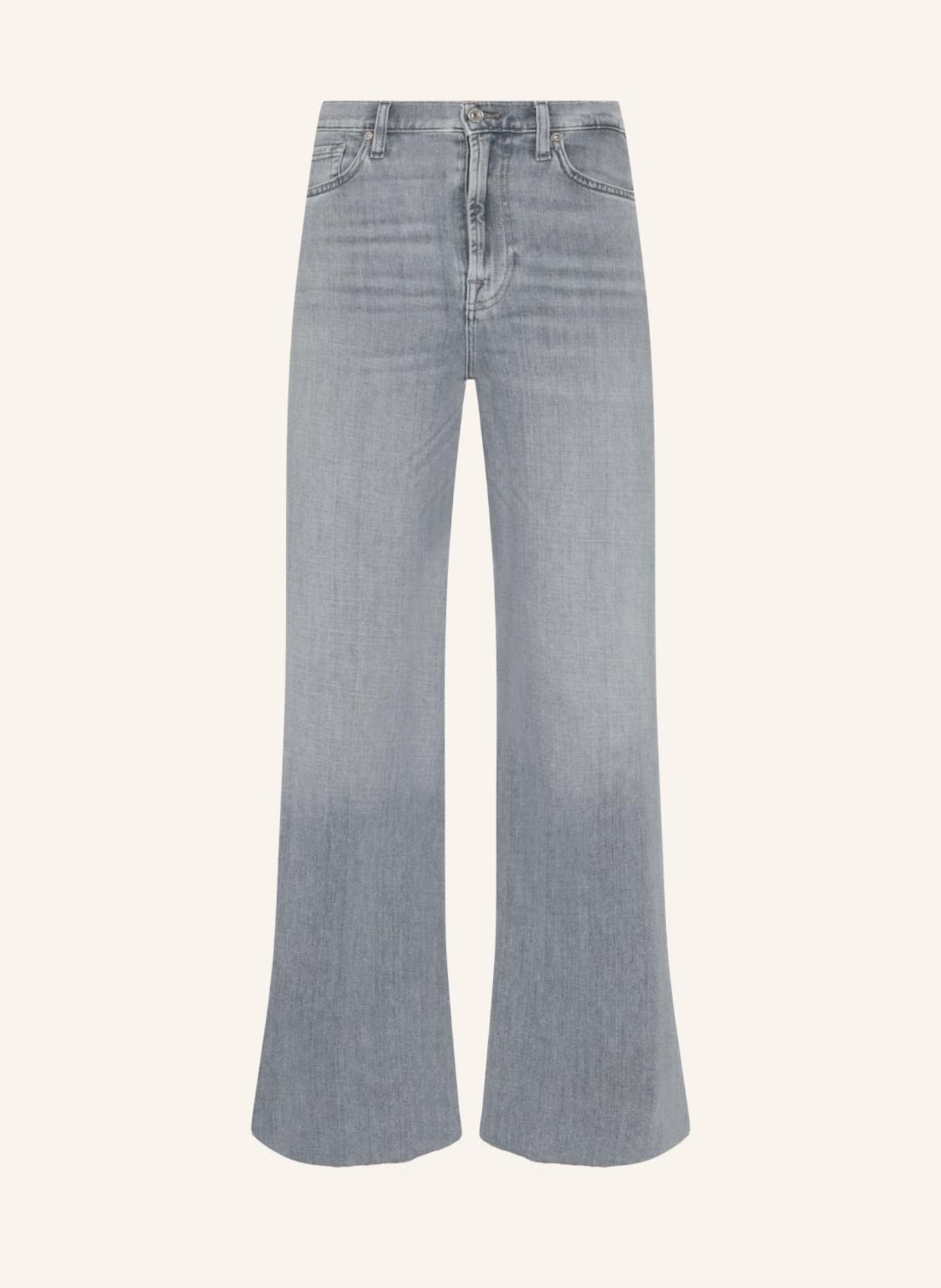 7 for all mankind Jeans MODERN DOJO TAILORLESS Flare fit, Farbe: GRAU (Bild 1)