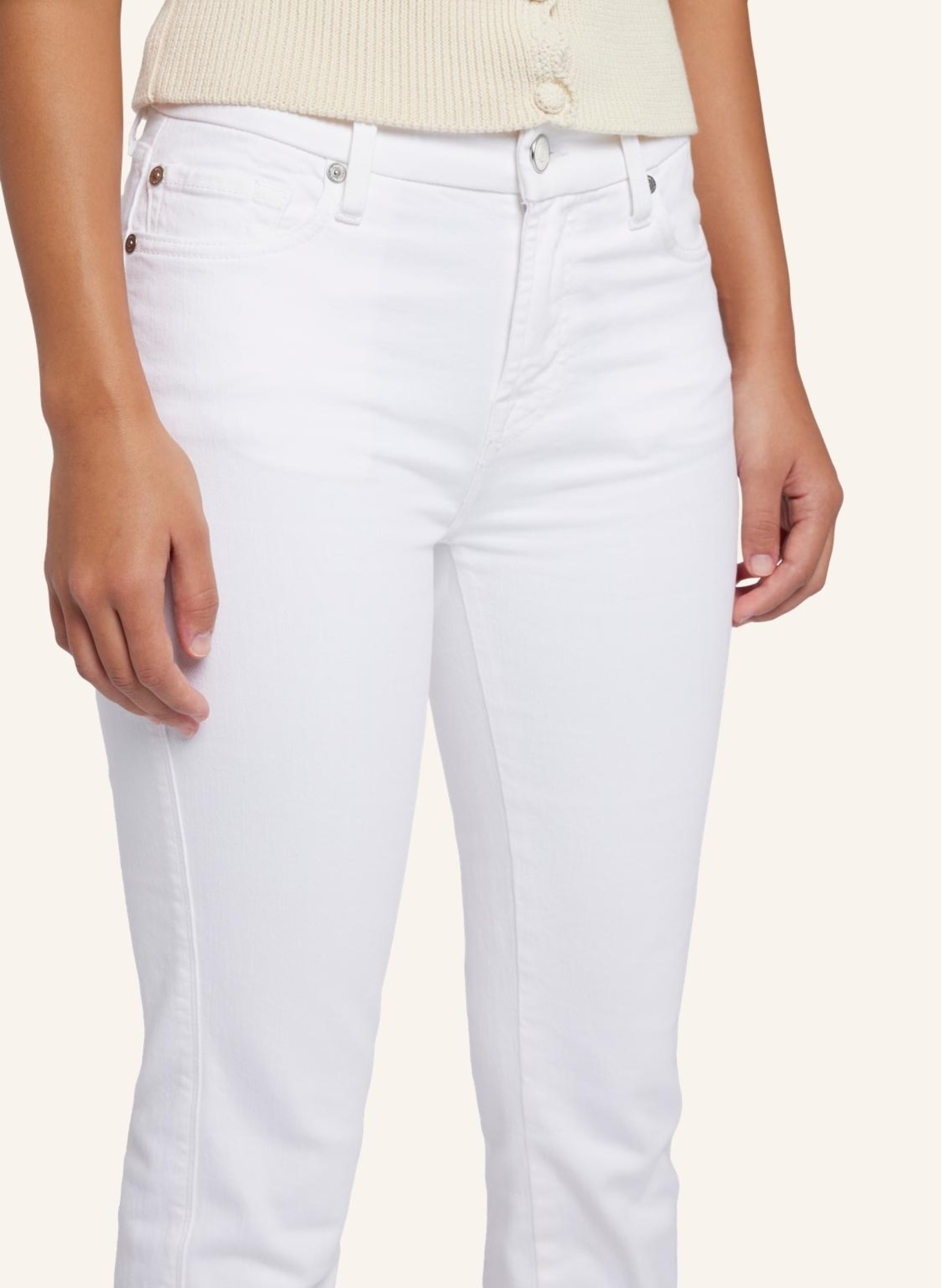 7 for all mankind Jeans KIMMIE STRAIGHT Straight fit, Farbe: WEISS (Bild 3)